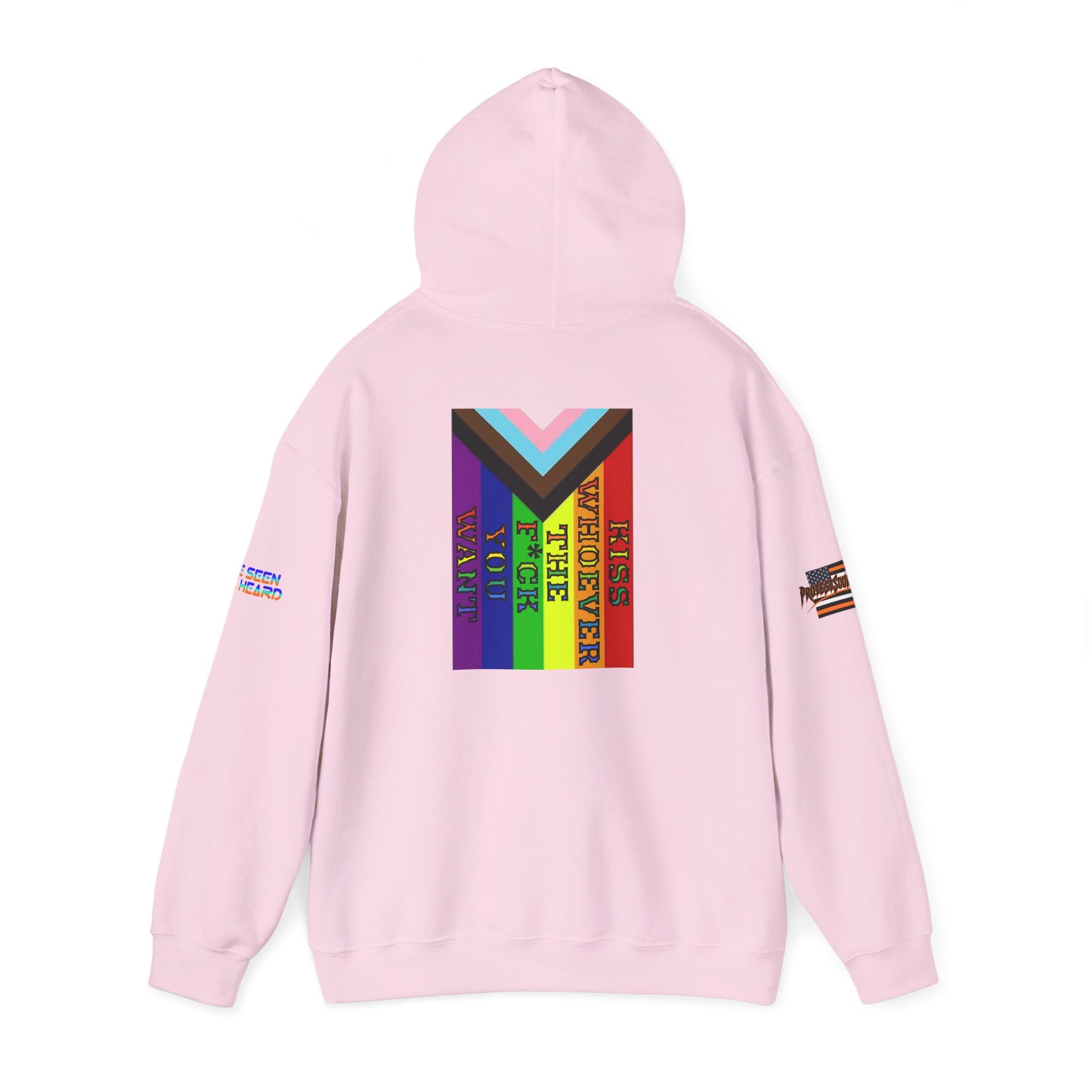 Kiss Whoever The F*ck You Want Unisex Heavy Blend Gildan Hoodie