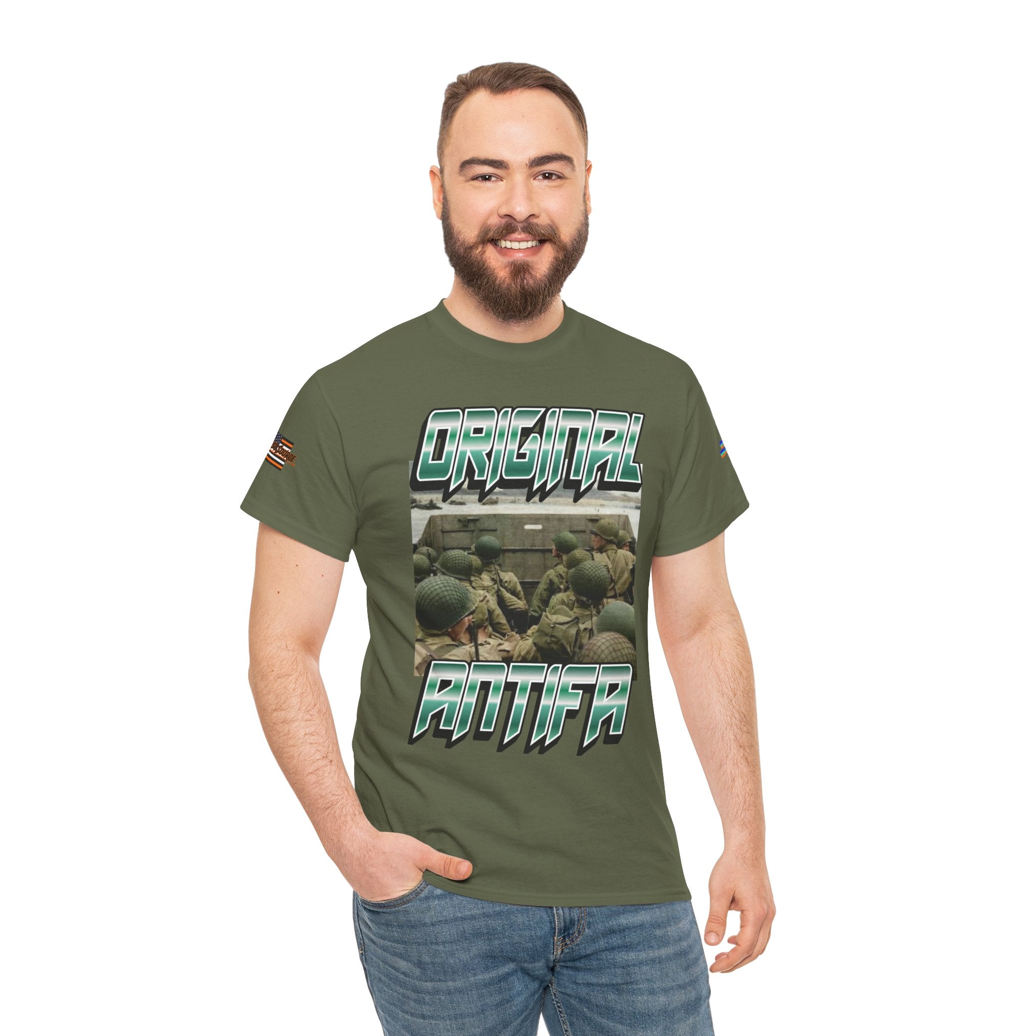 Original Antifa Unisex Heavy Cotton Gildan Tee