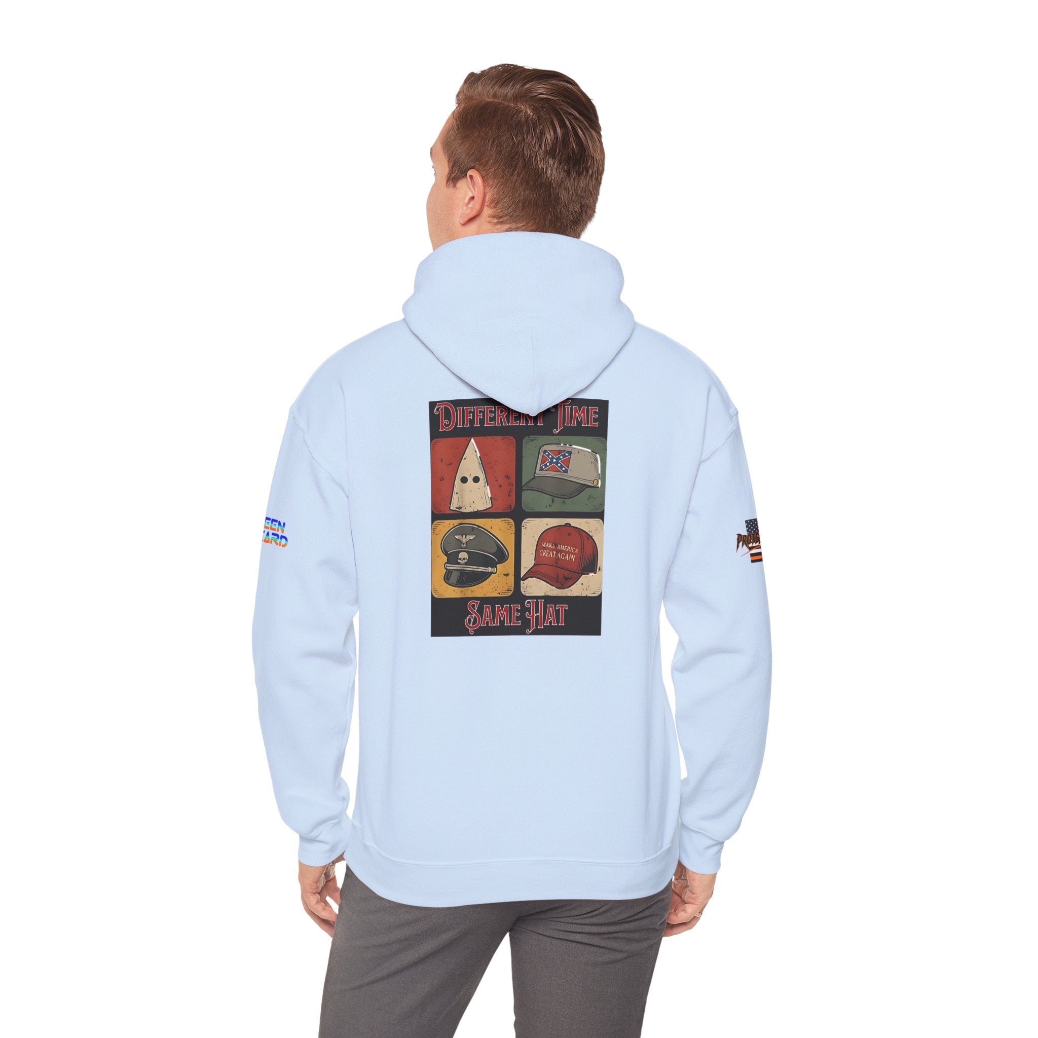 Different Time, Same Hat Unisex Heavy Blend Gildan Hoodie