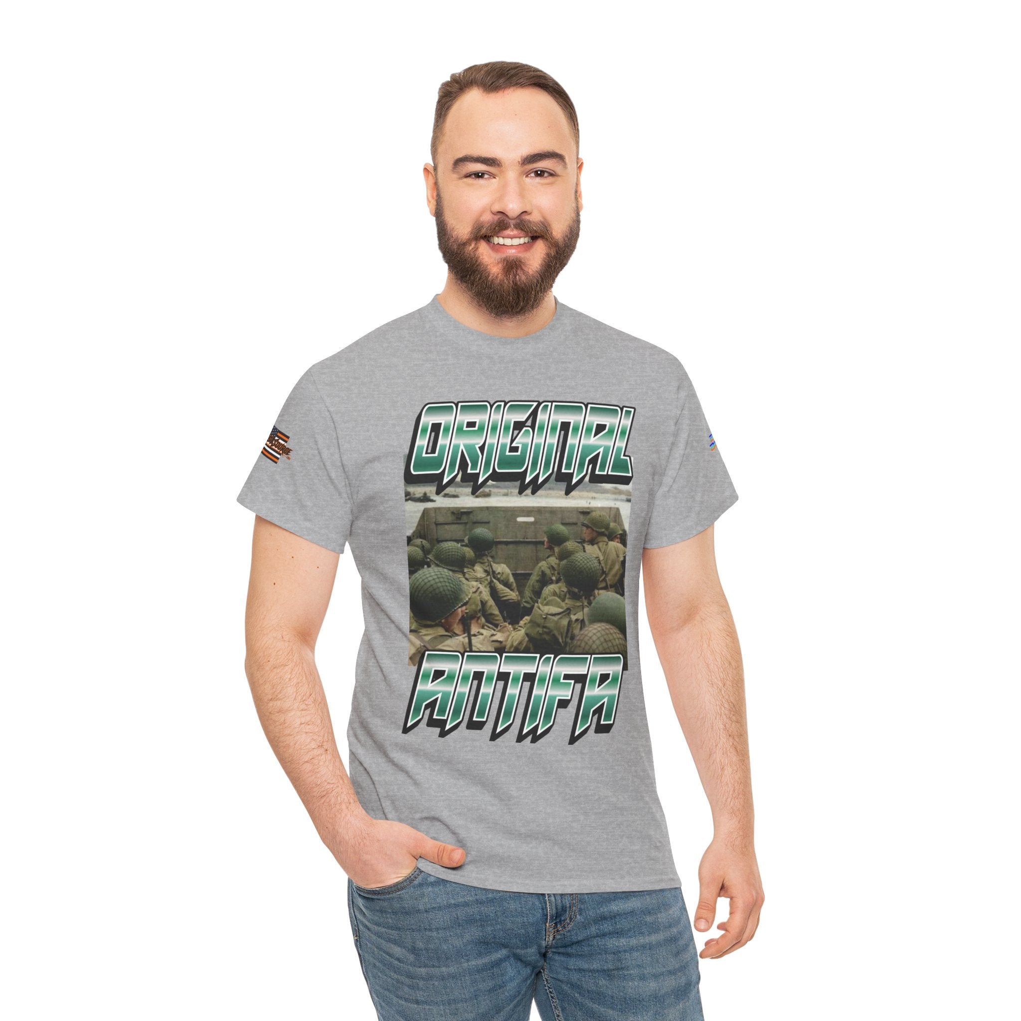 Original Antifa Unisex Heavy Cotton Gildan Tee