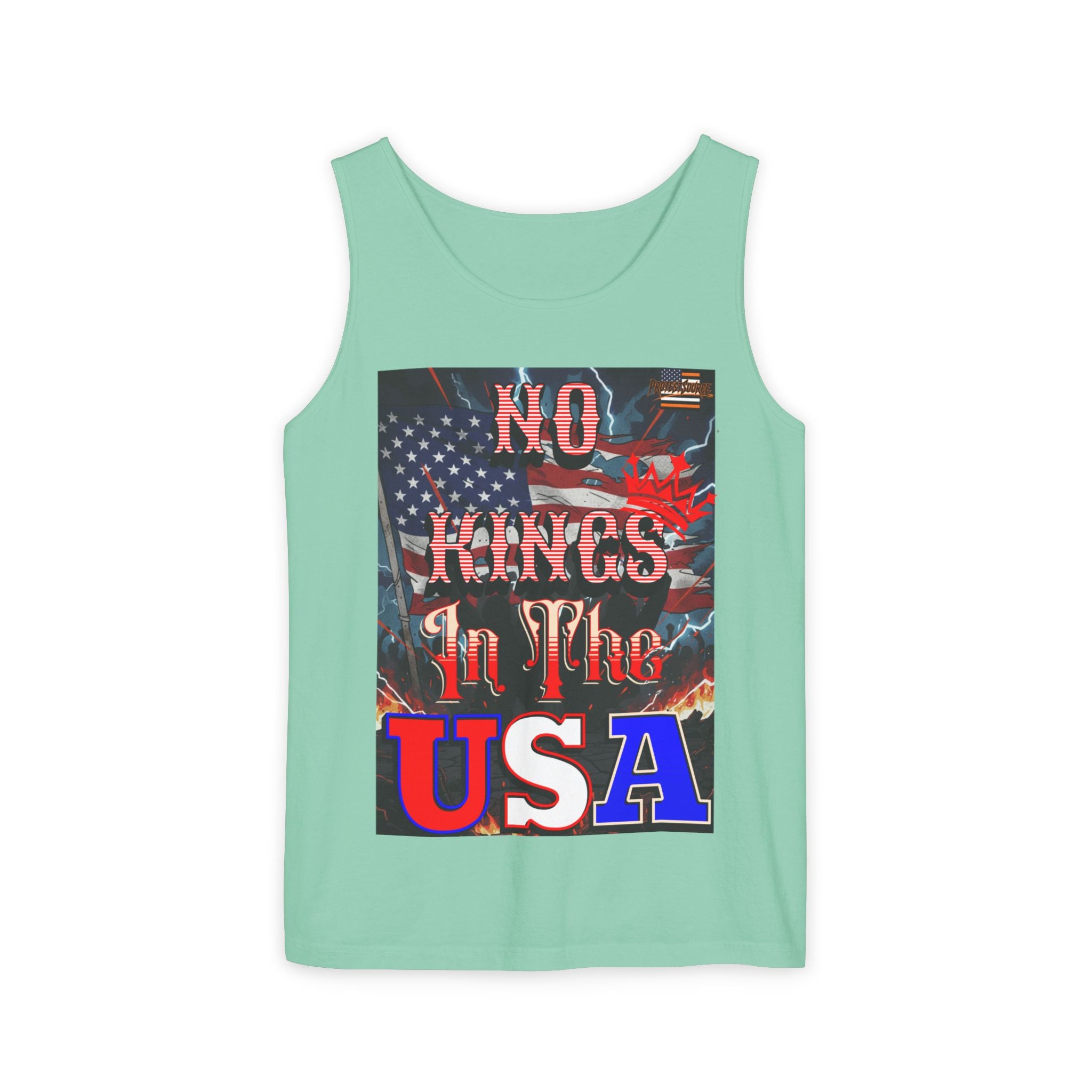 No Kings In The USA Unisex Cotton Tank Top