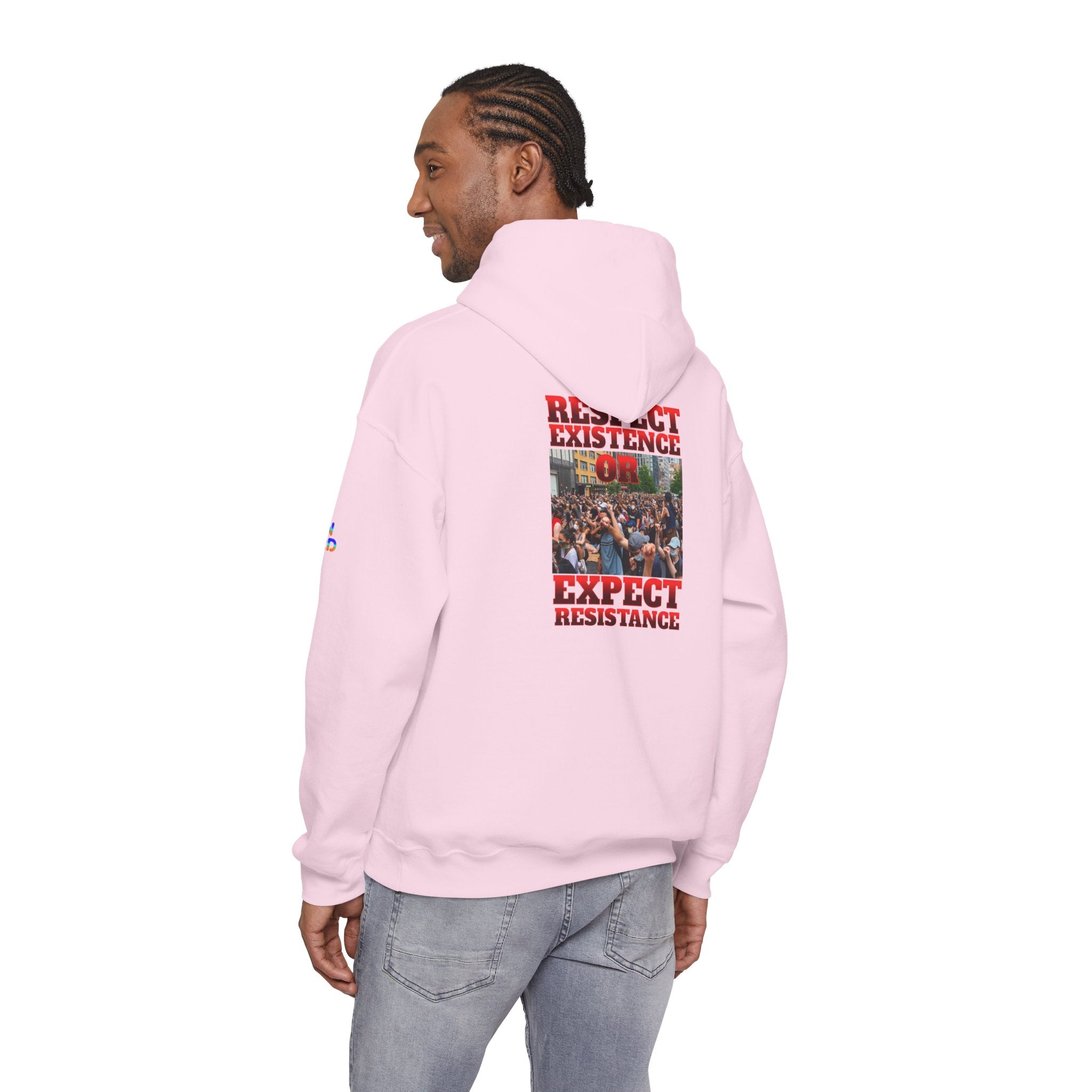 Respect Existence or Expect Resistance Unisex Heavy Blend Gildan Hoodie