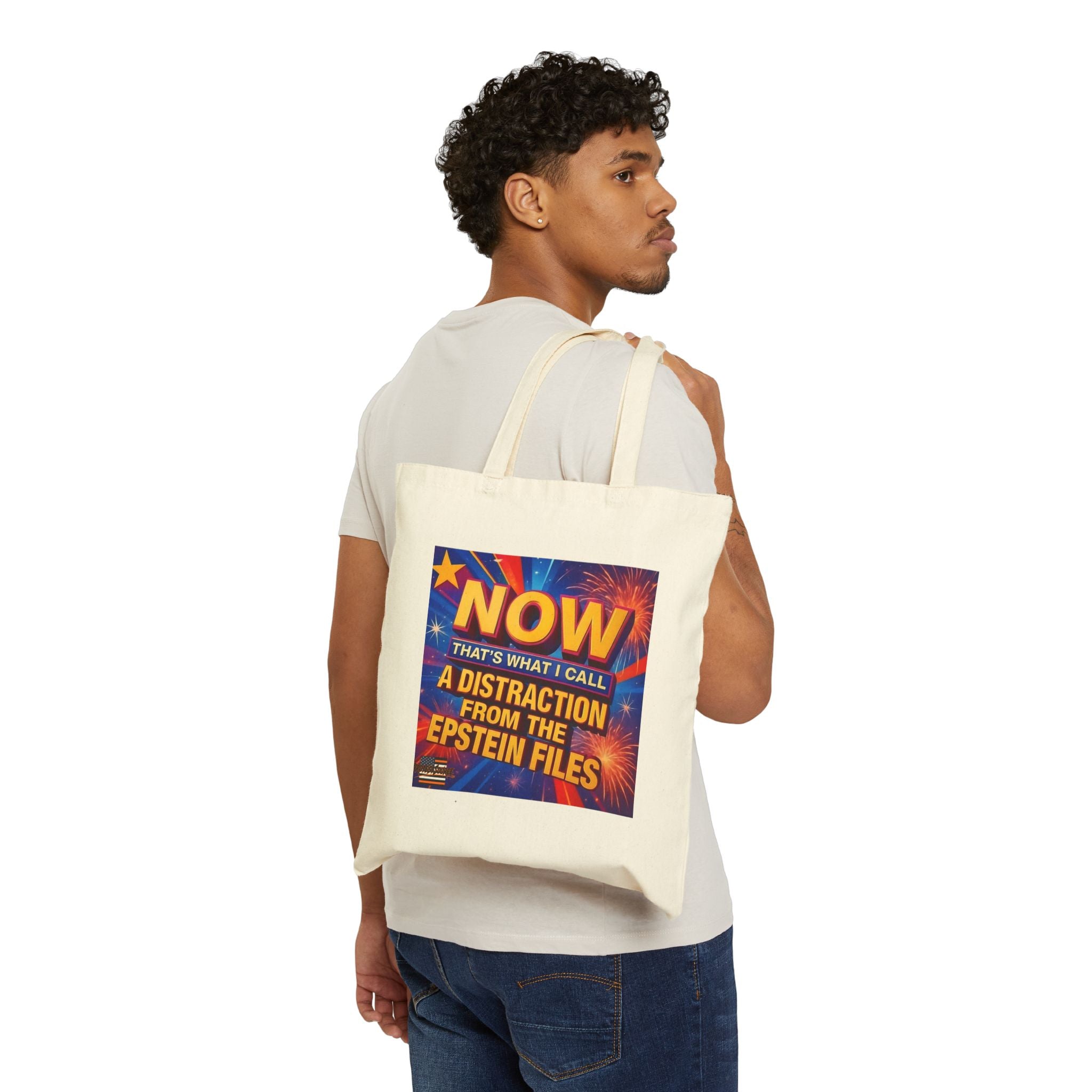 Now That's What I Call A Distraction Cotton Canvas Tote Bag