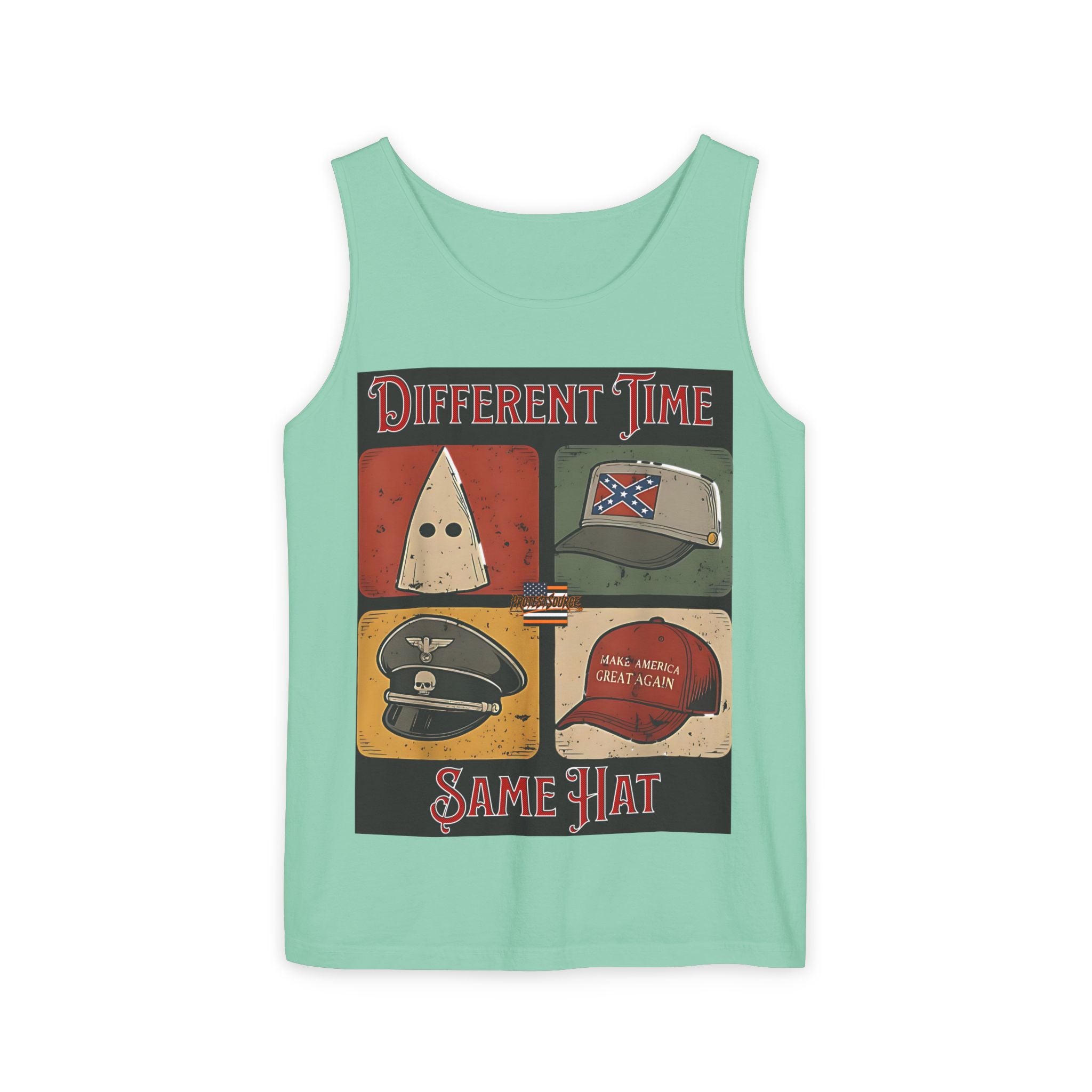 Different Time, Same Hat Unisex Cotton Tank Top