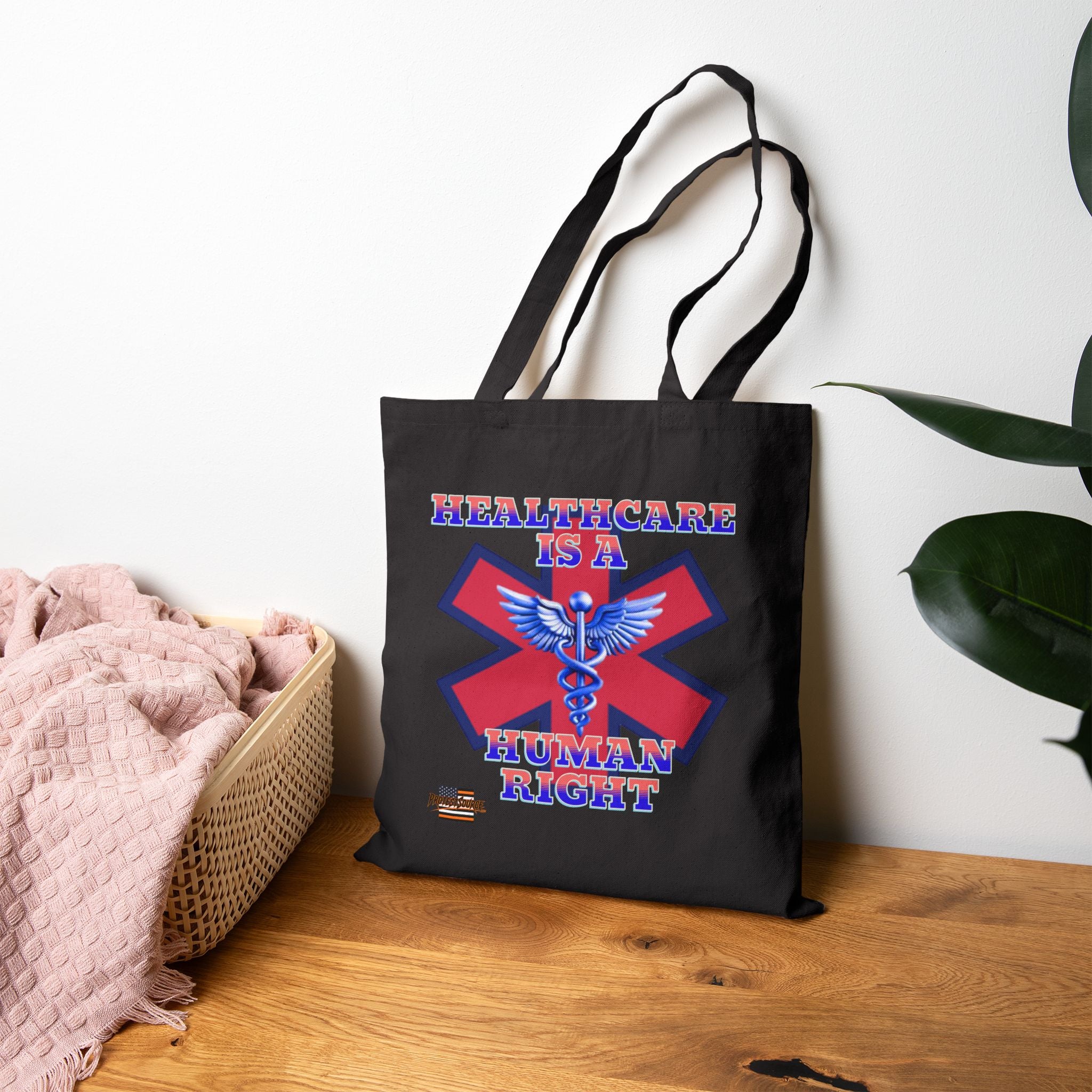 Healthcare is a Human Right Cotton Canvas Tote Bag