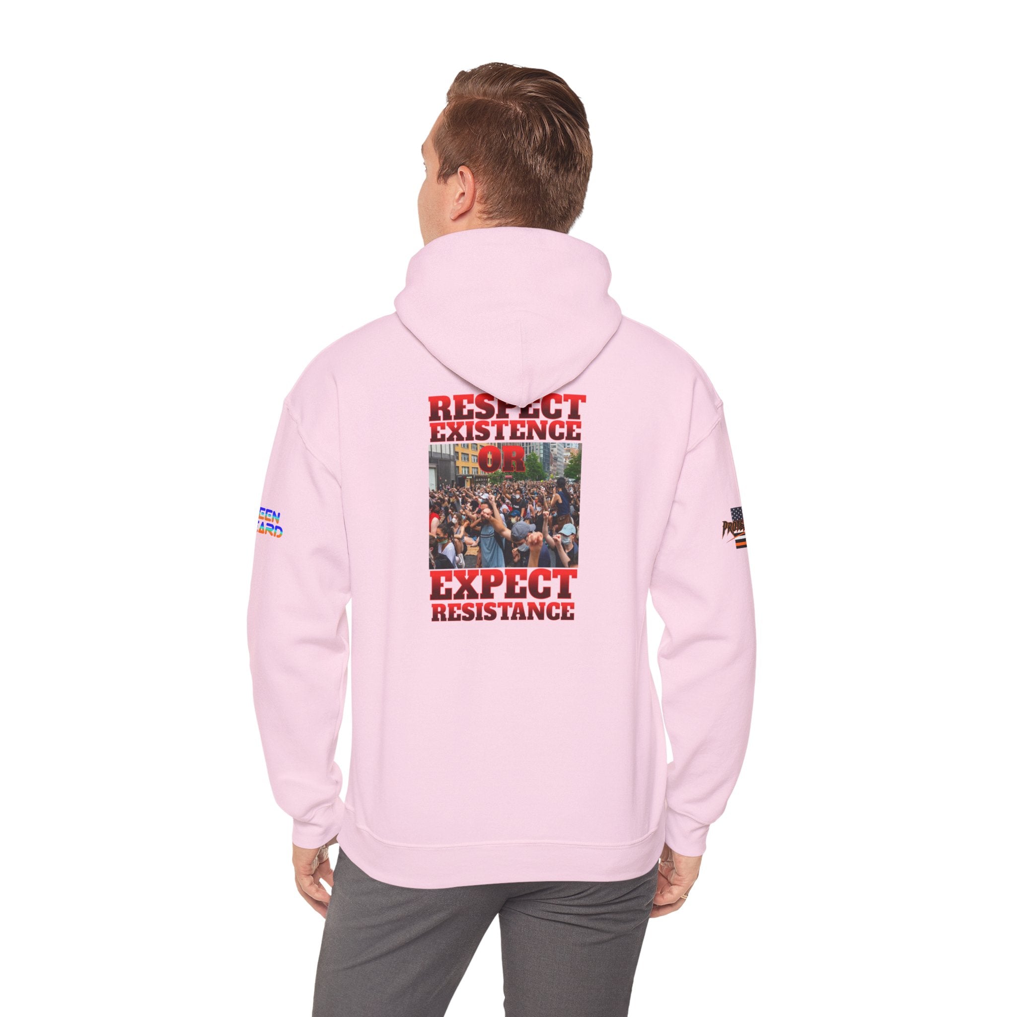 Respect Existence or Expect Resistance Unisex Heavy Blend Gildan Hoodie