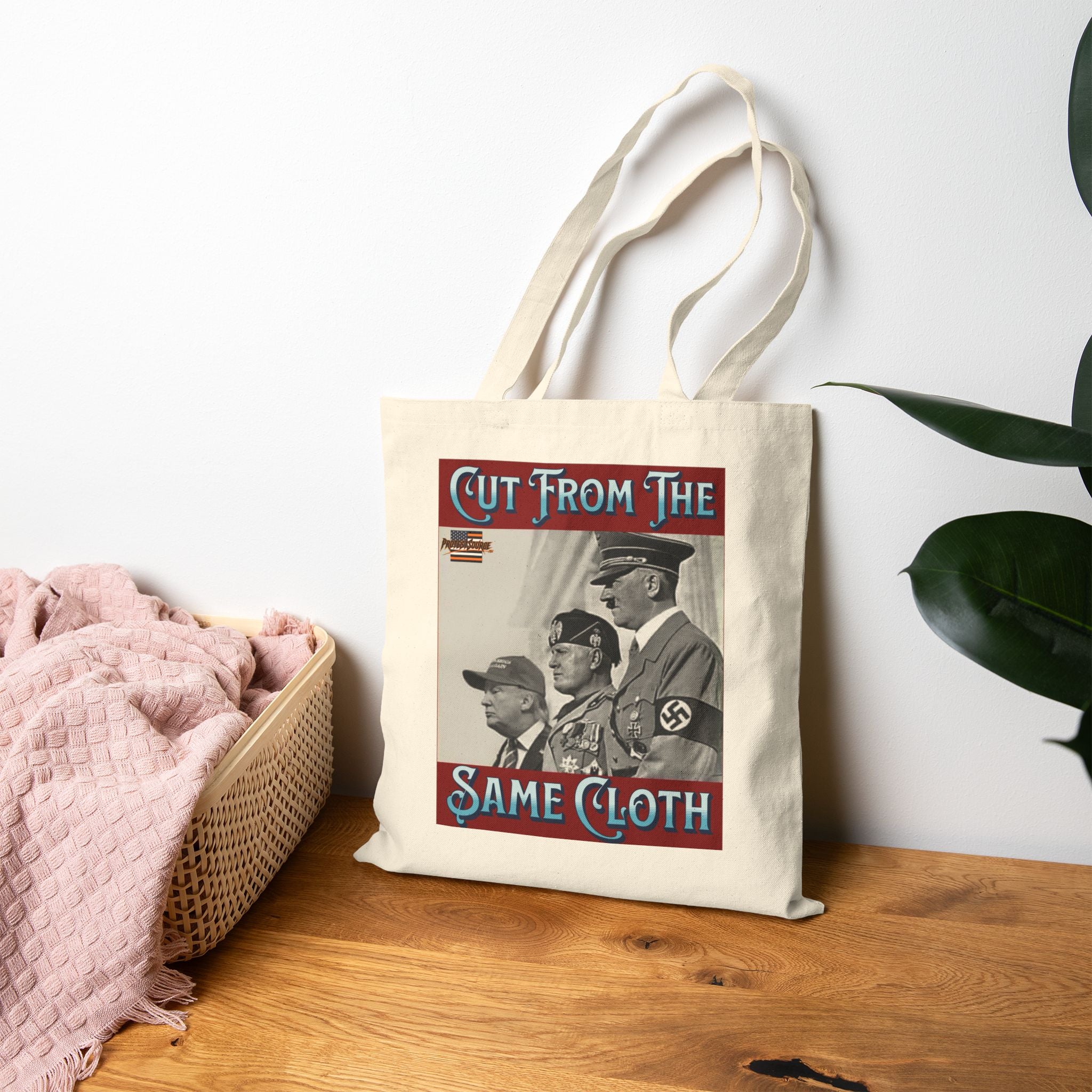 Cut From The Same Cloth Cotton Canvas Tote Bag