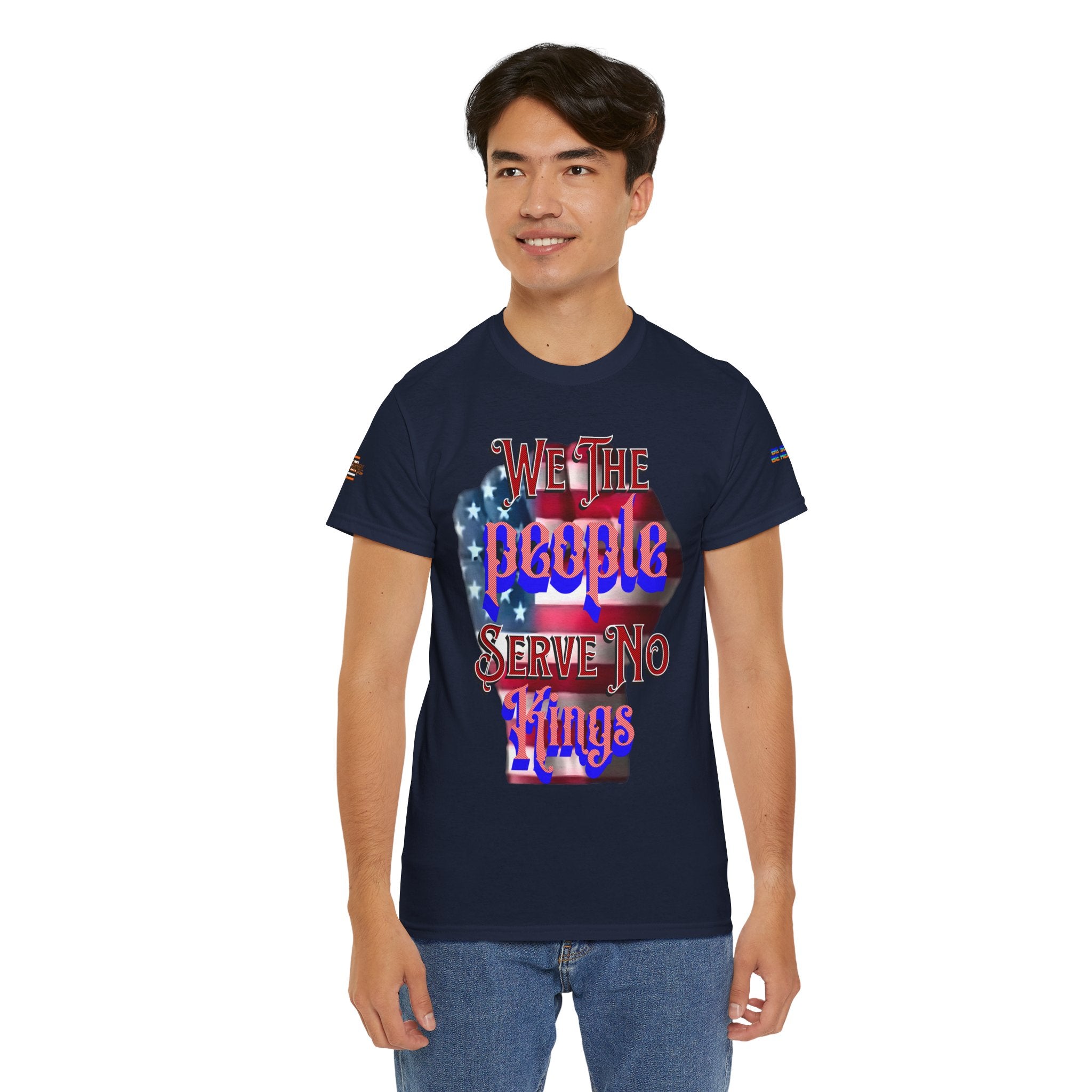 We The People Serve No Kings Unisex Heavy Cotton Gildan Tee