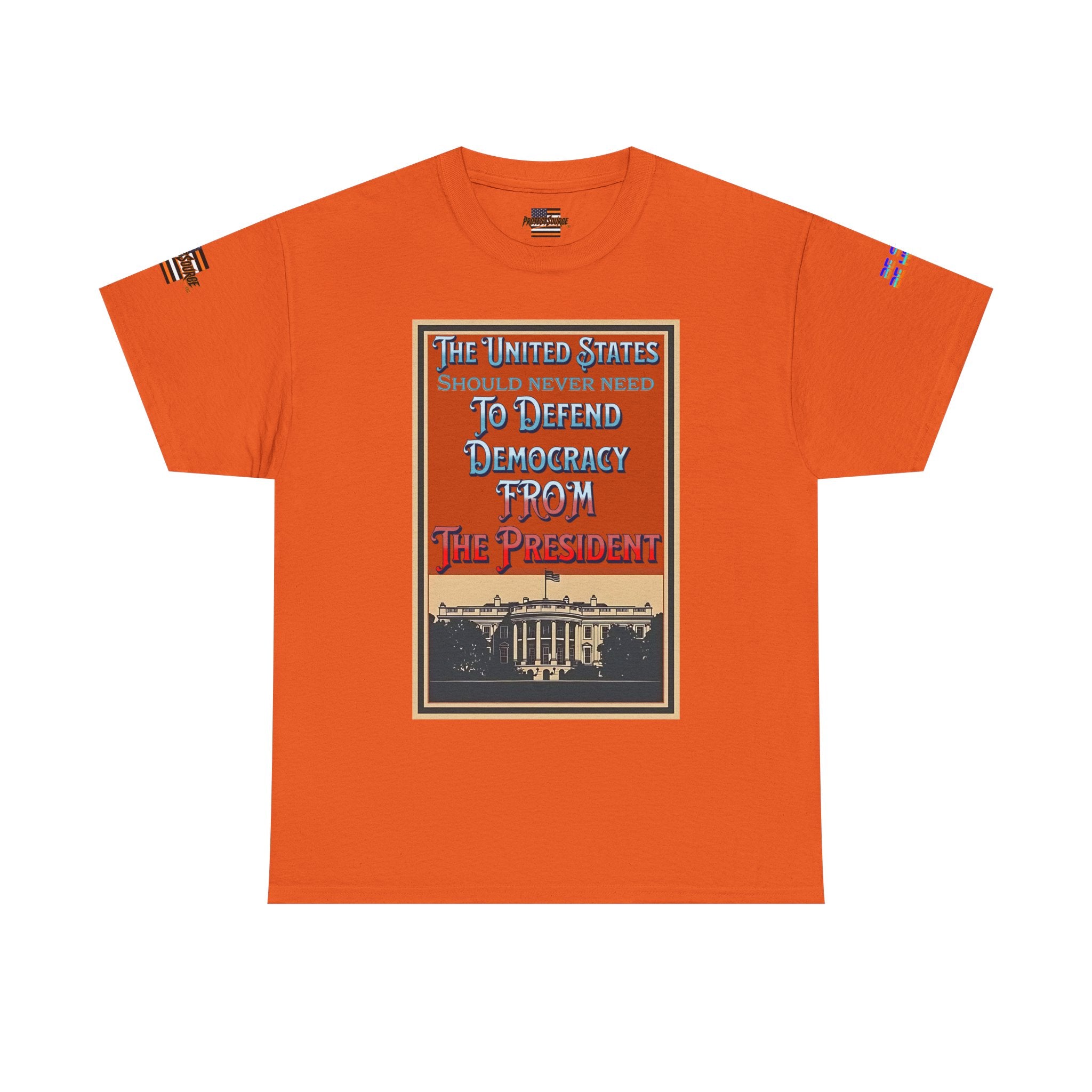 Defending Democracy Unisex Heavy Cotton Gildan Tee