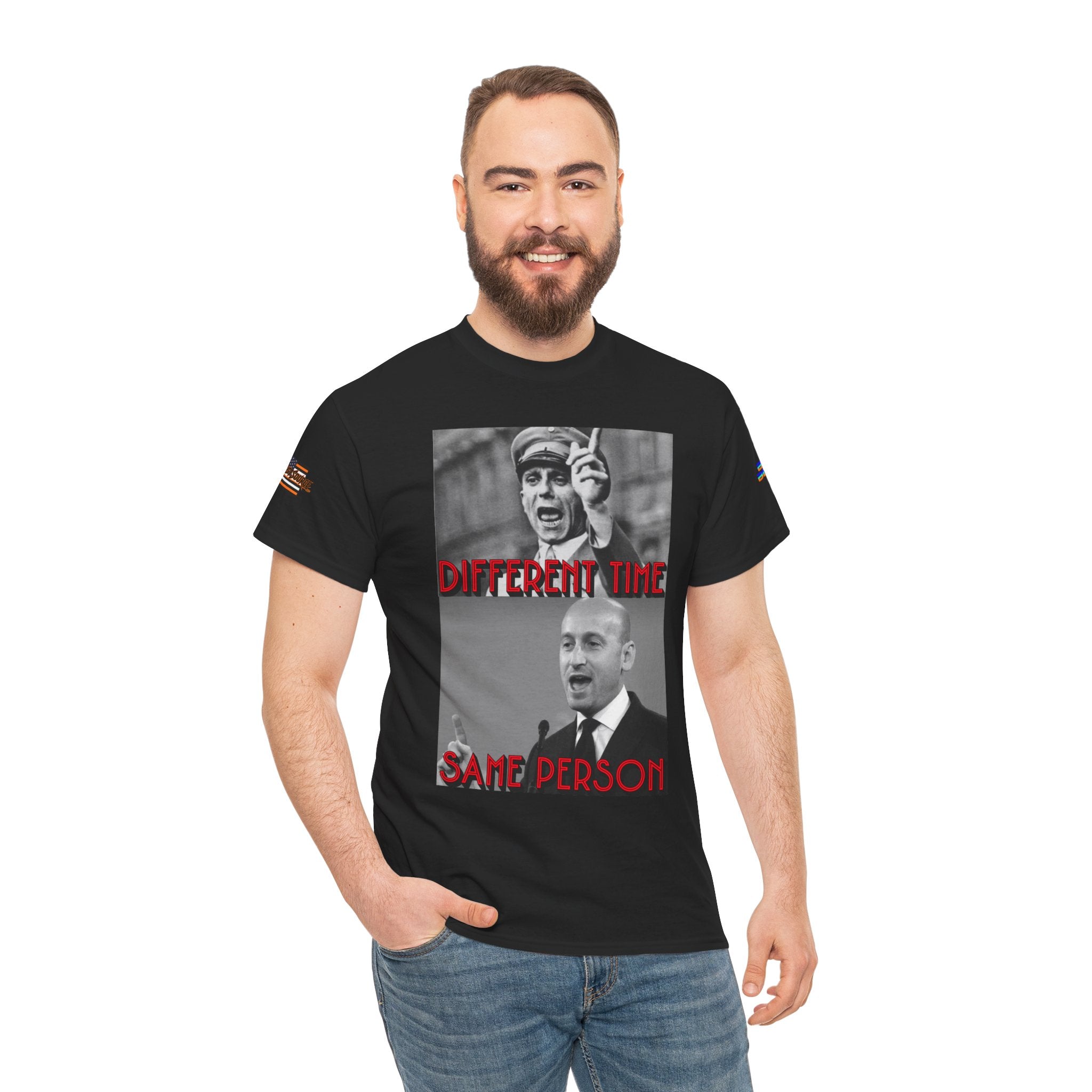 Different Time, Same Person Unisex Heavy Cotton Gildan Tee