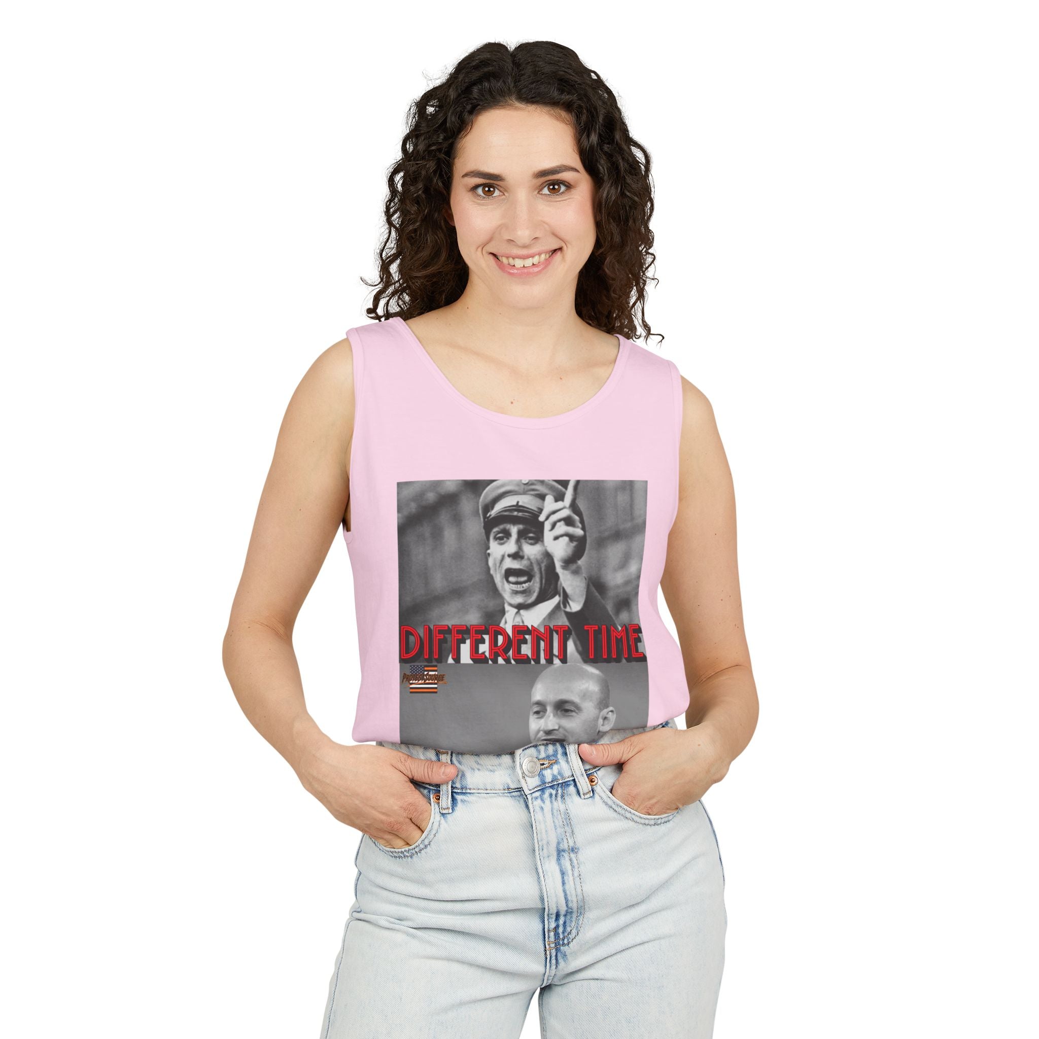 Different Time, Same Person Unisex Cotton Tank Top