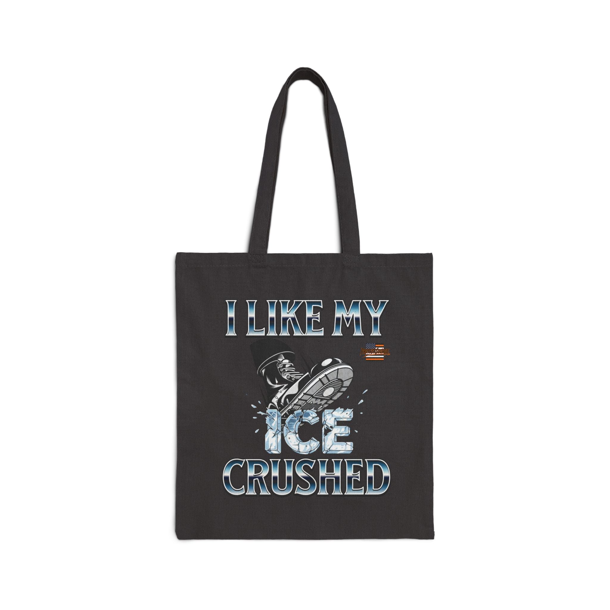 I Like My ICE Crushed Cotton Canvas Tote Bag