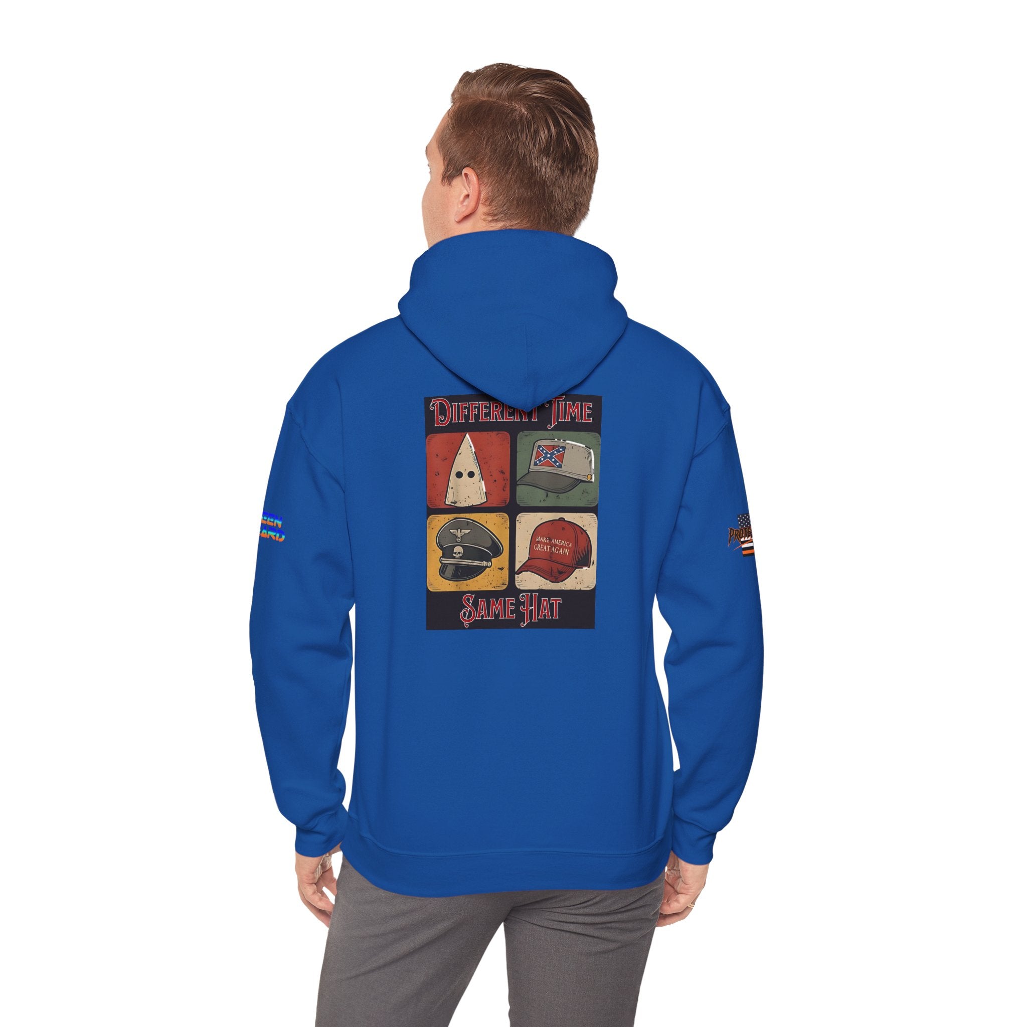 Different Time, Same Hat Unisex Heavy Blend Gildan Hoodie