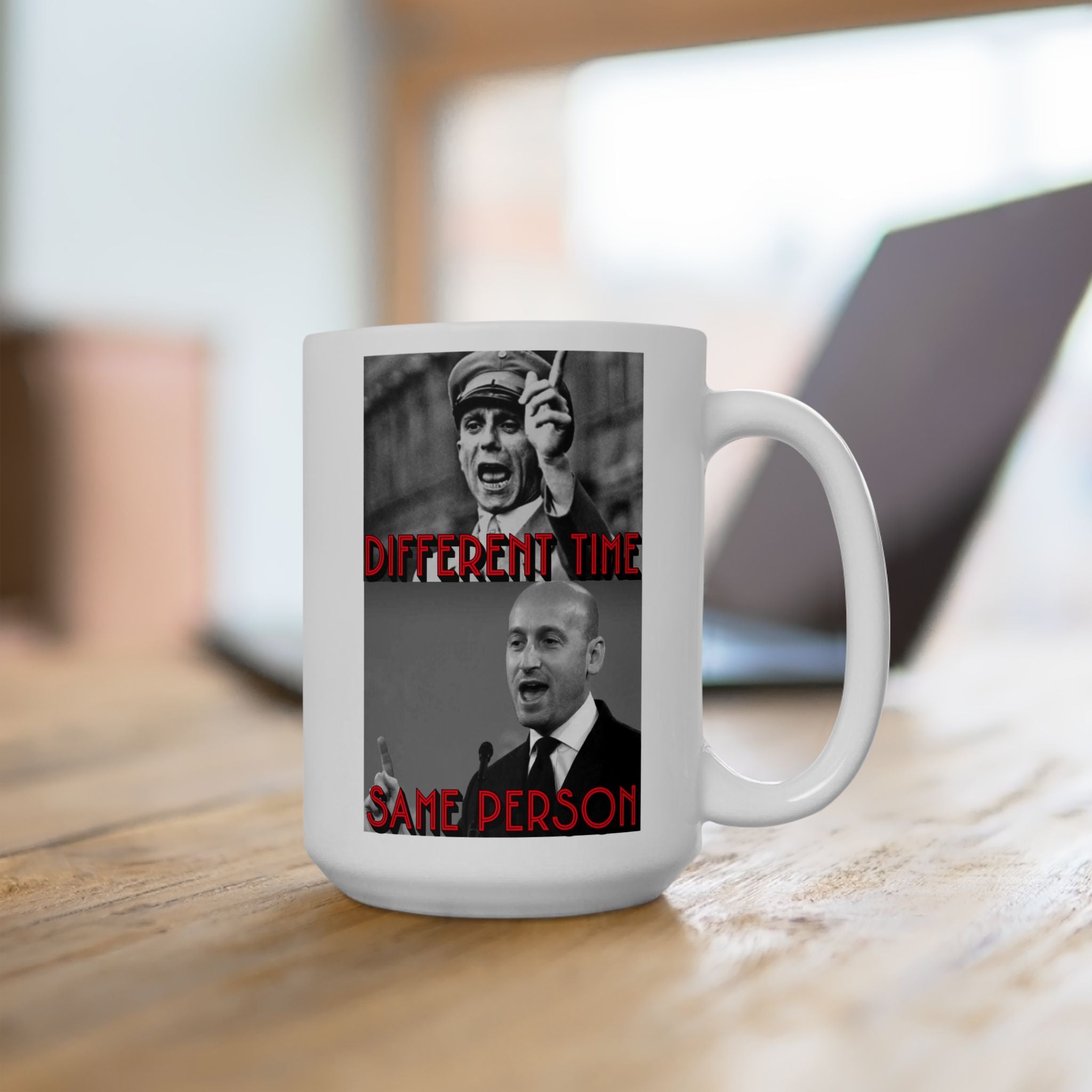 Different Time, Same Person 15oz. Ceramic Coffee Mug