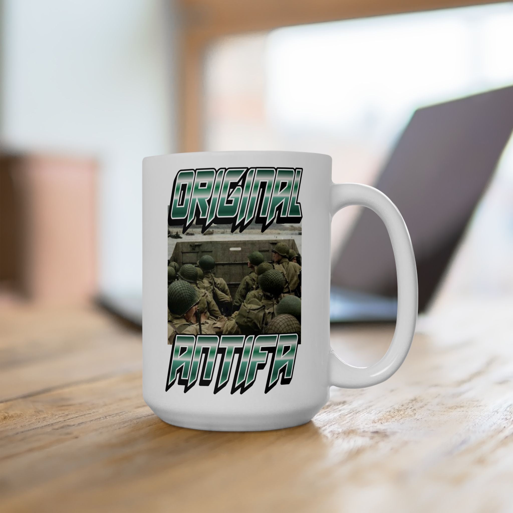 Original Antifa 15 oz. Ceramic Coffee Mug