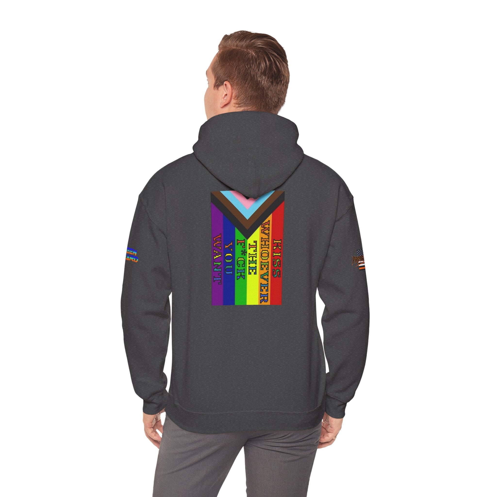 Kiss Whoever The F*ck You Want Unisex Heavy Blend Gildan Hoodie