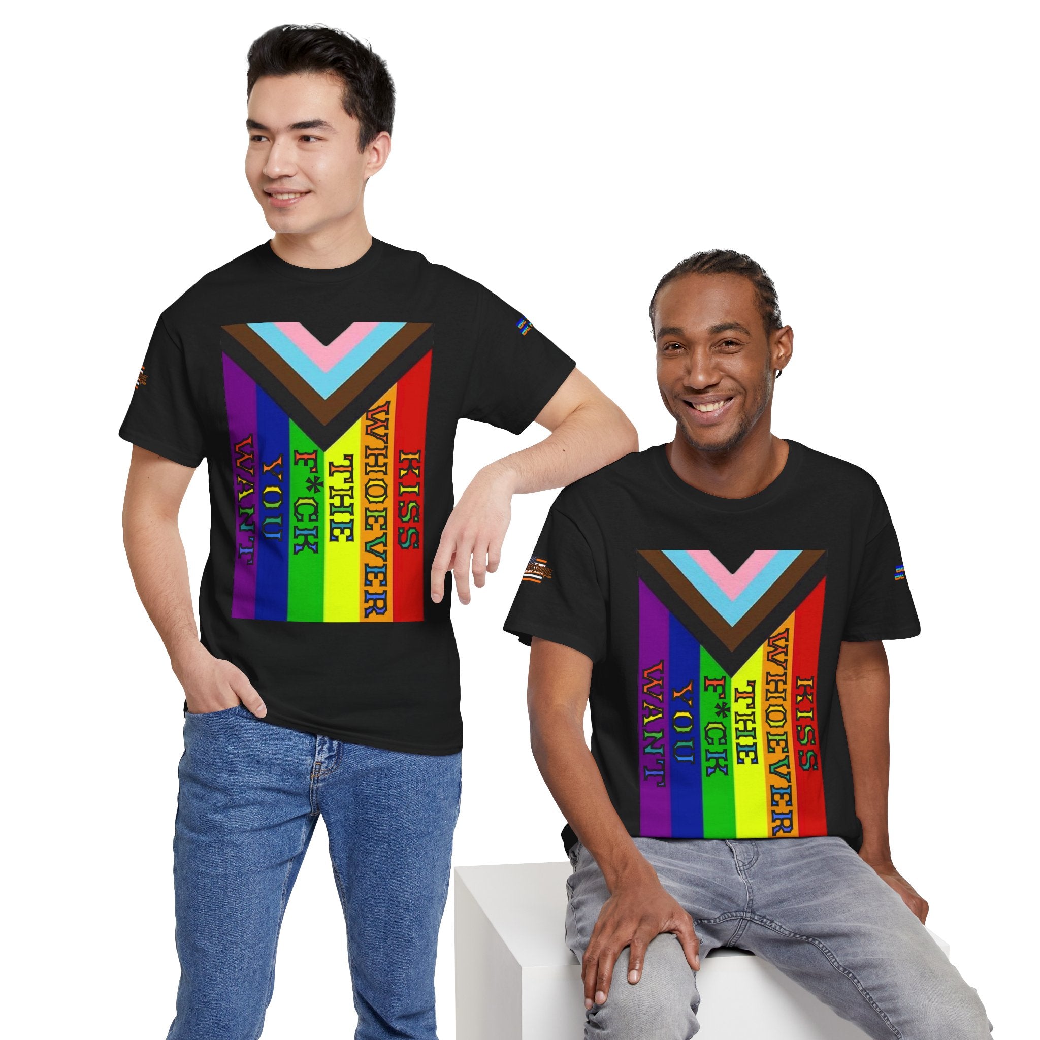 Kiss Whoever The F*ck You Want Unisex Heavy Cotton Gildan Tee