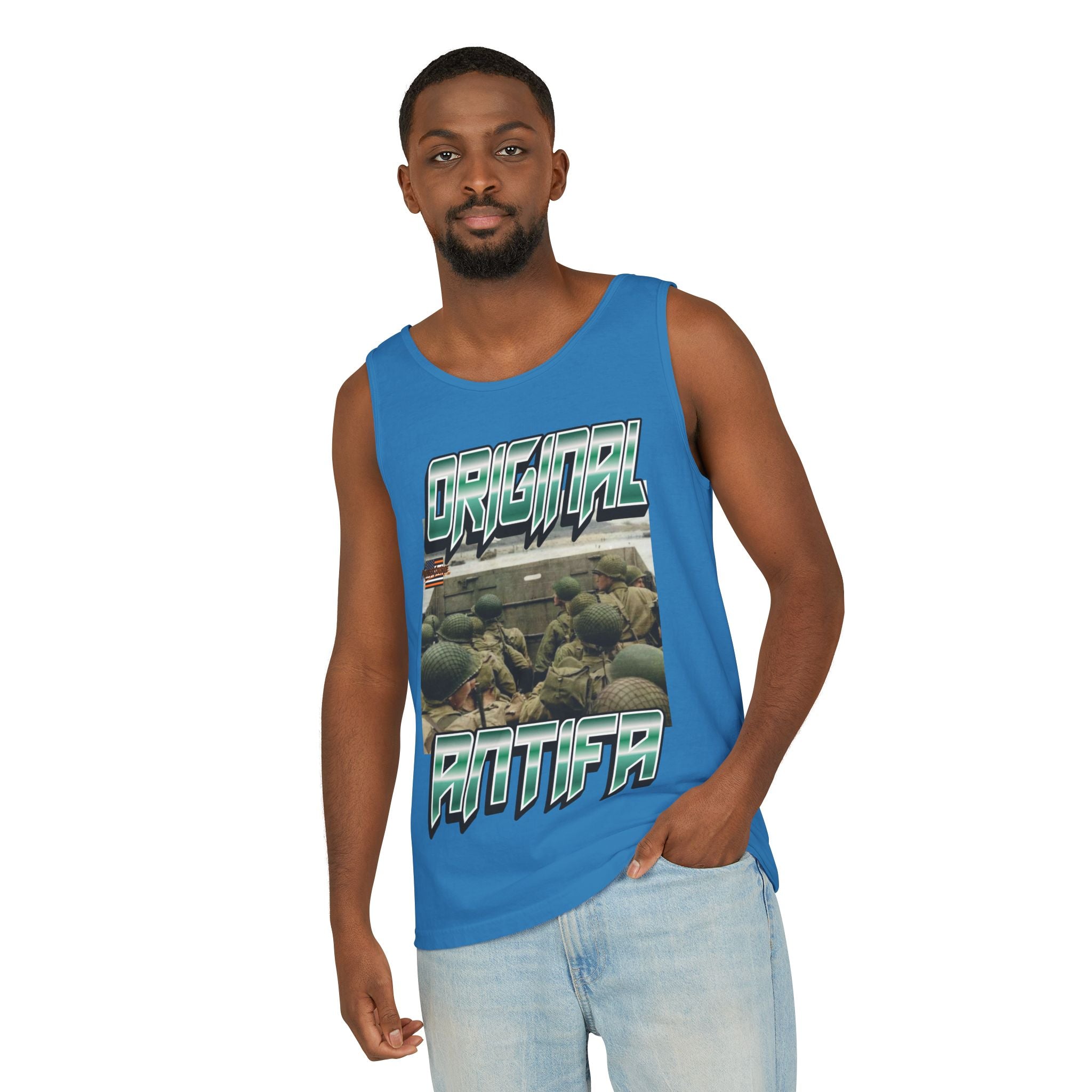 Original Antifa Unisex Cotton Tank Top