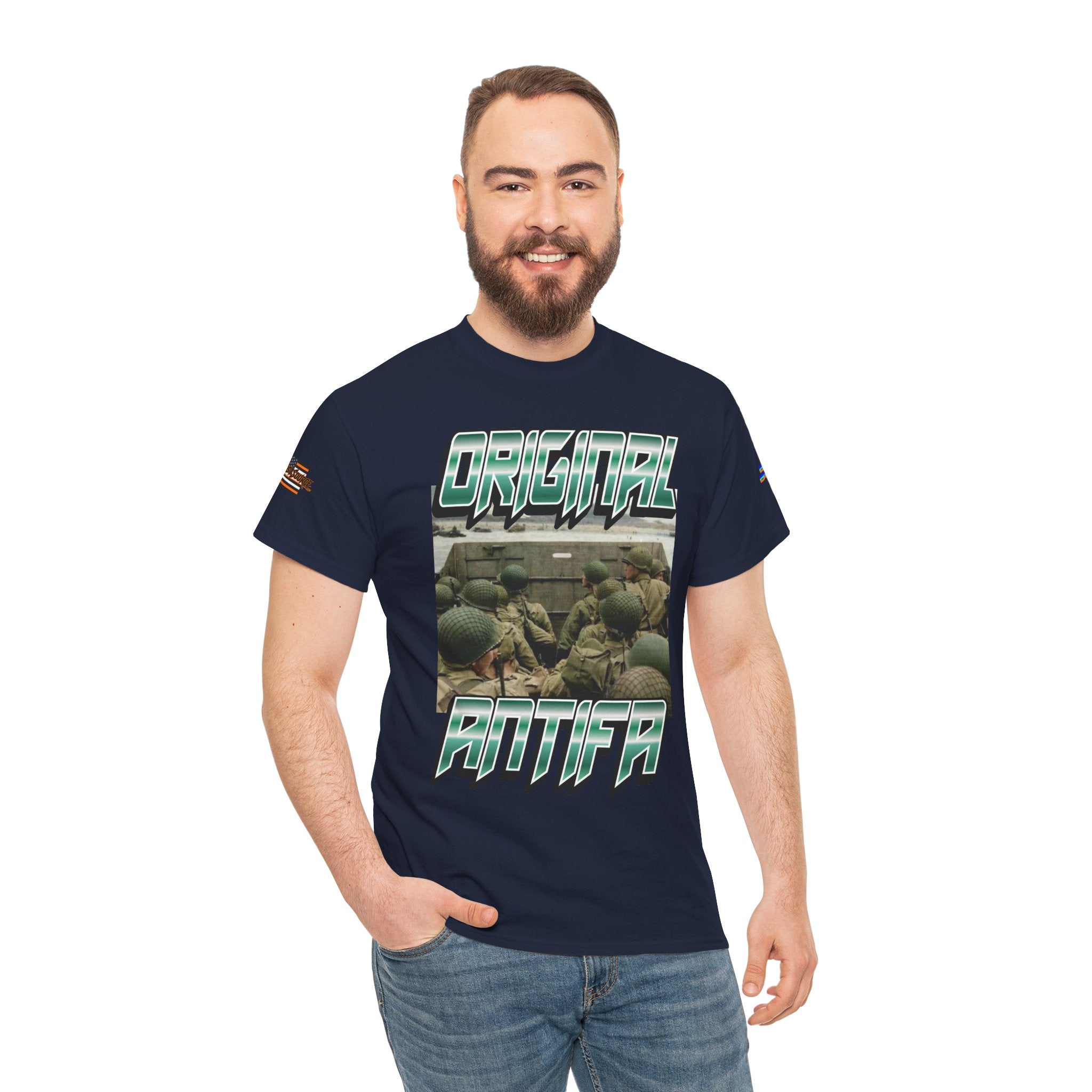 Original Antifa Unisex Heavy Cotton Gildan Tee