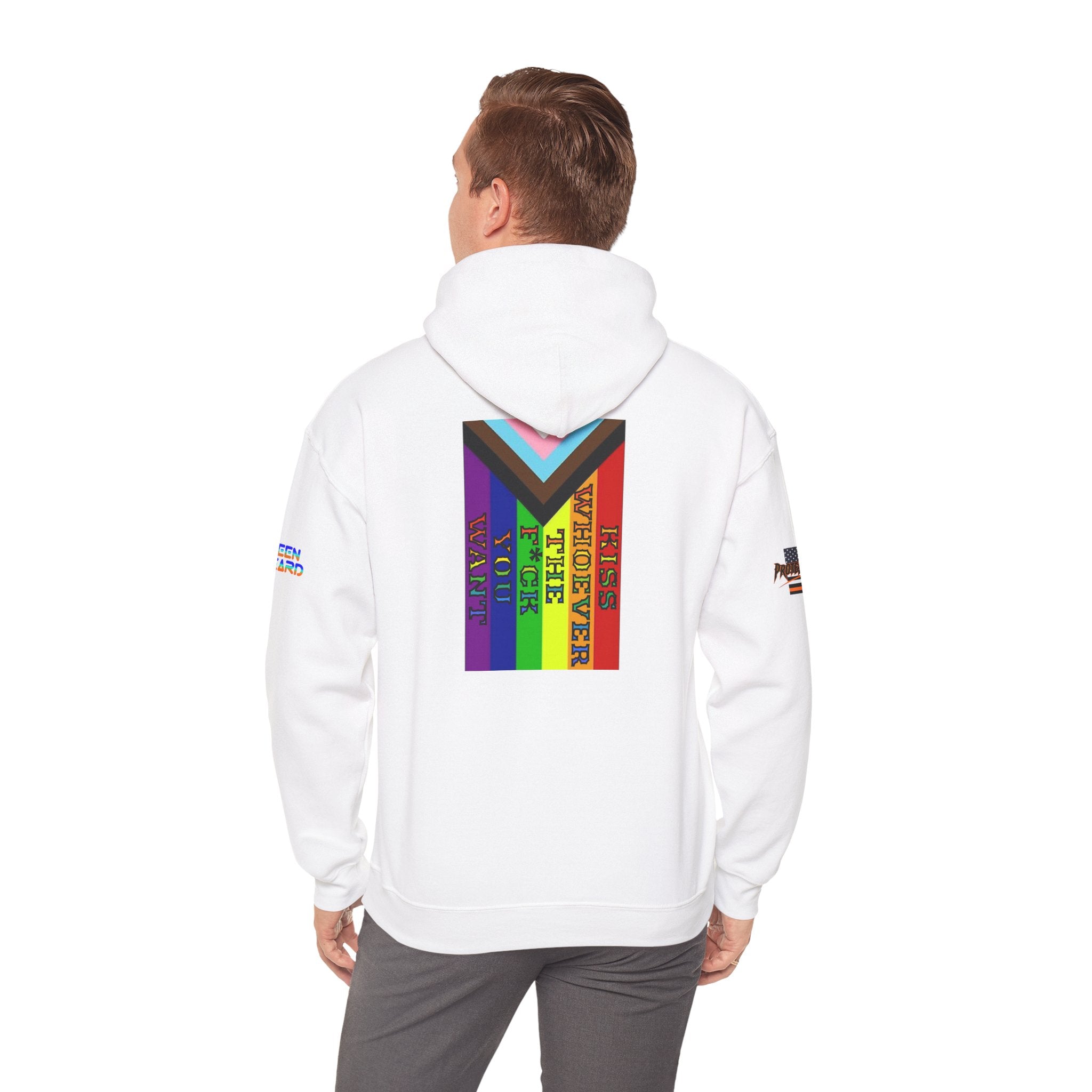 Kiss Whoever The F*ck You Want Unisex Heavy Blend Gildan Hoodie