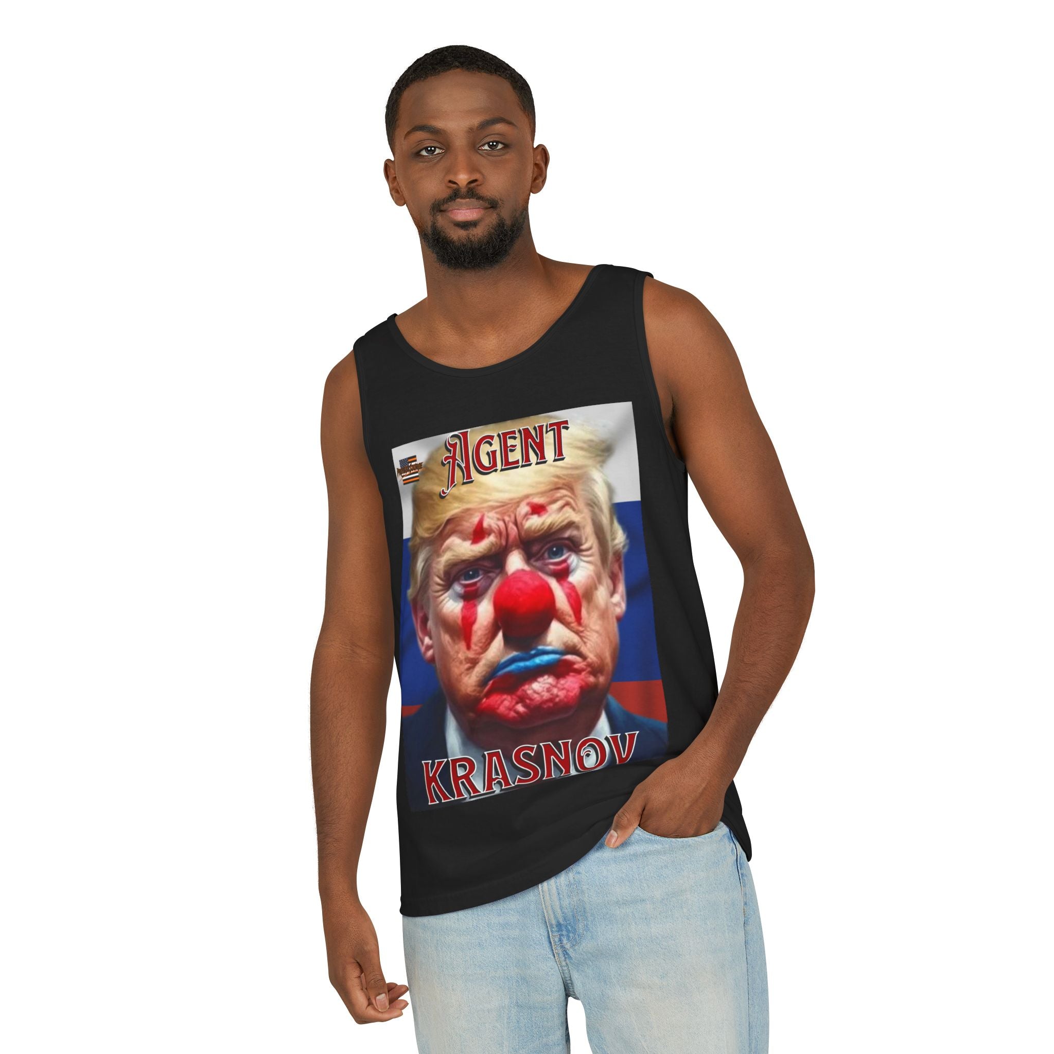 Agent Krasnov Unisex Cotton Tank Top
