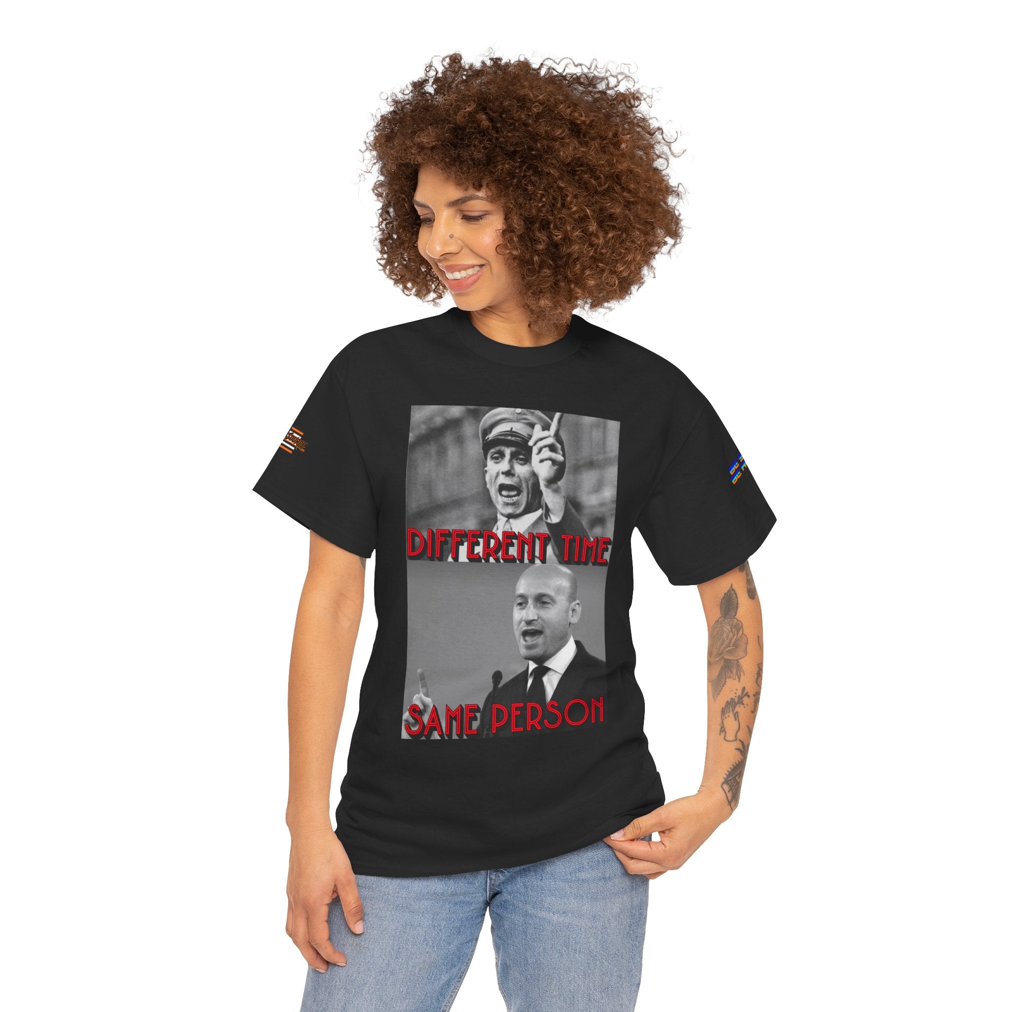 Different Time, Same Person Unisex Heavy Cotton Gildan Tee
