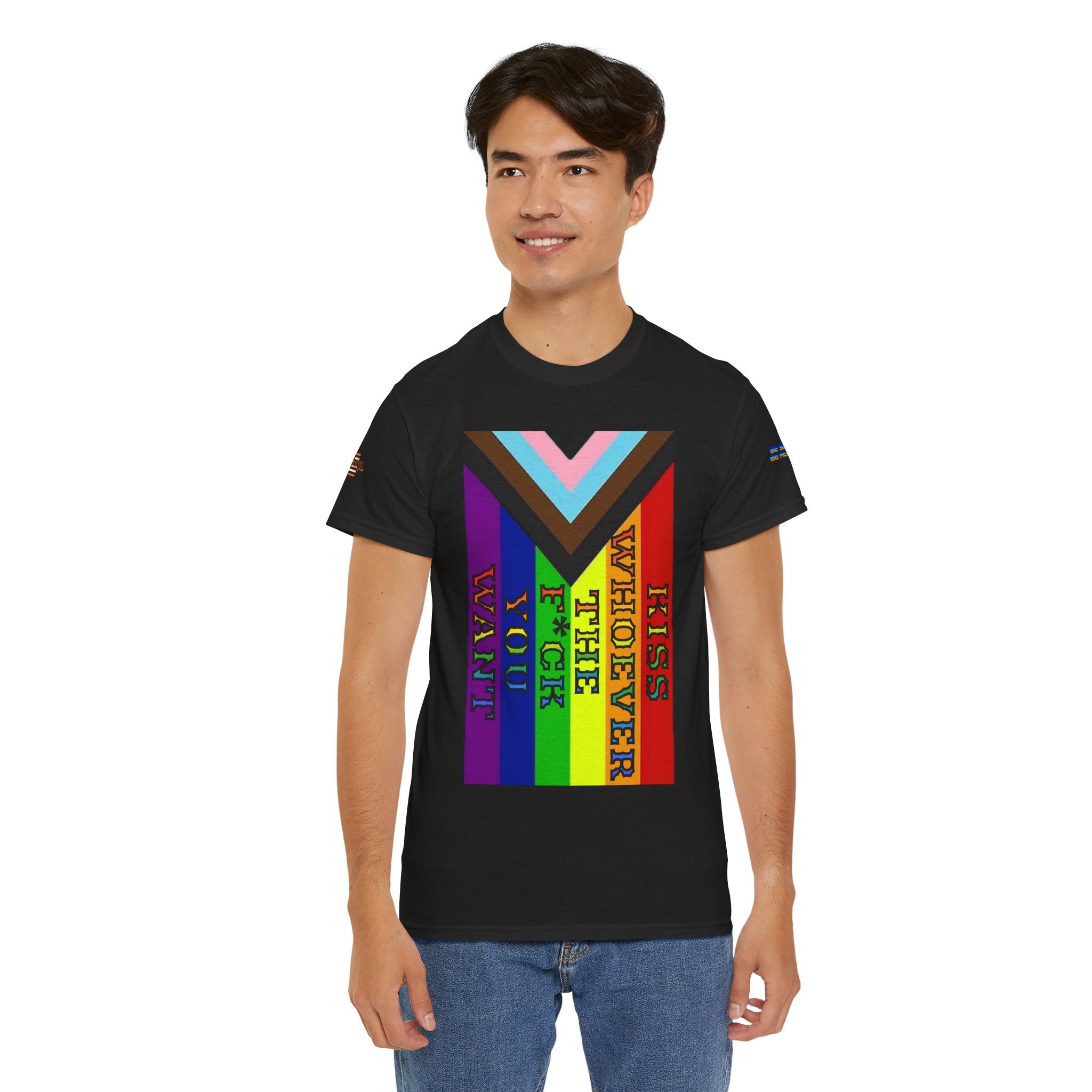 Kiss Whoever The F*ck You Want Unisex Heavy Cotton Gildan Tee
