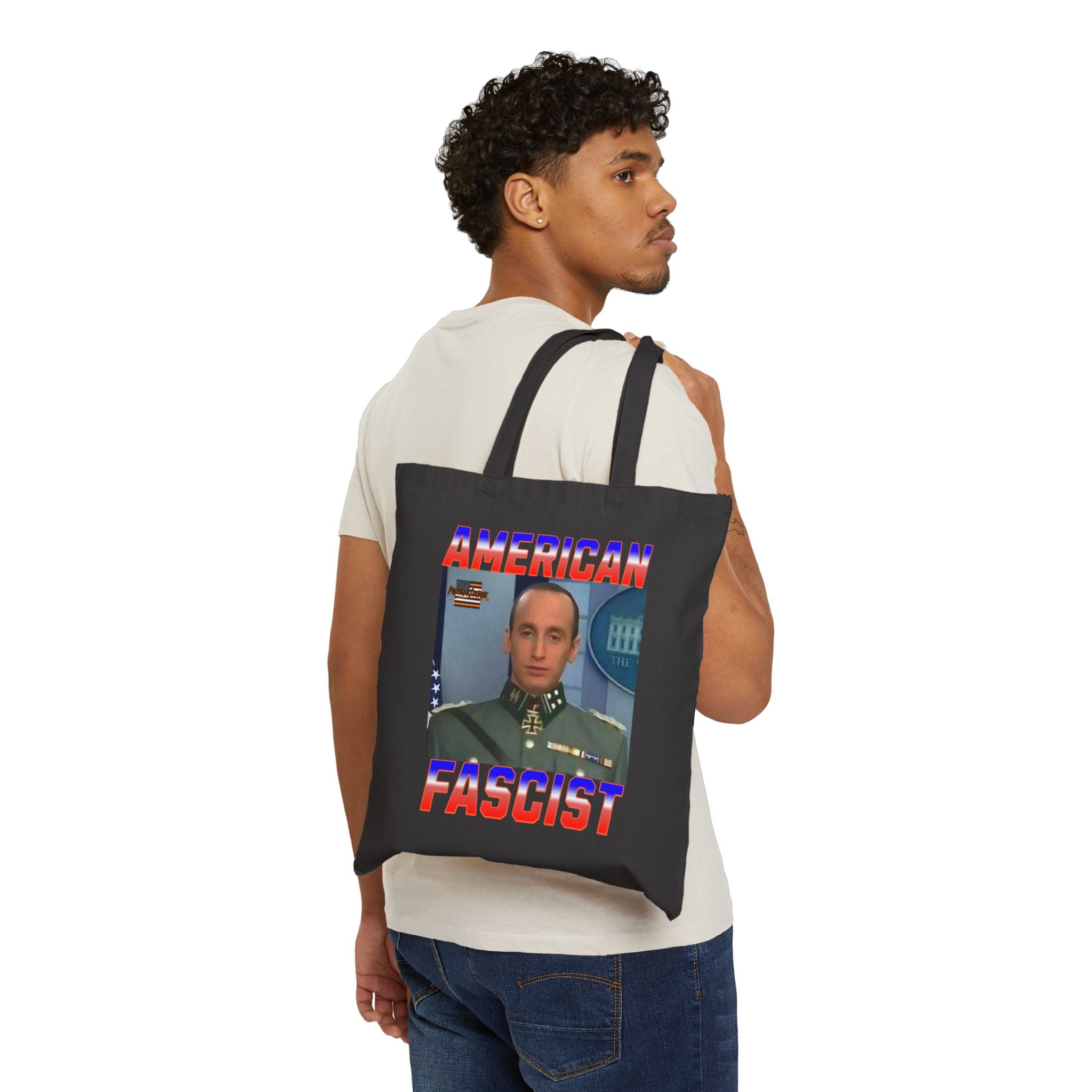 American Fascist Cotton Canvas Tote Bag