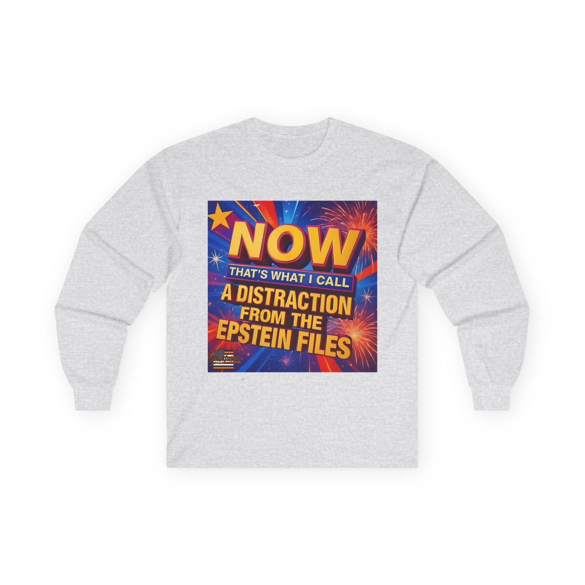 Now That's What I Call a Distraction Long Sleeve Cotton Gildan Tee