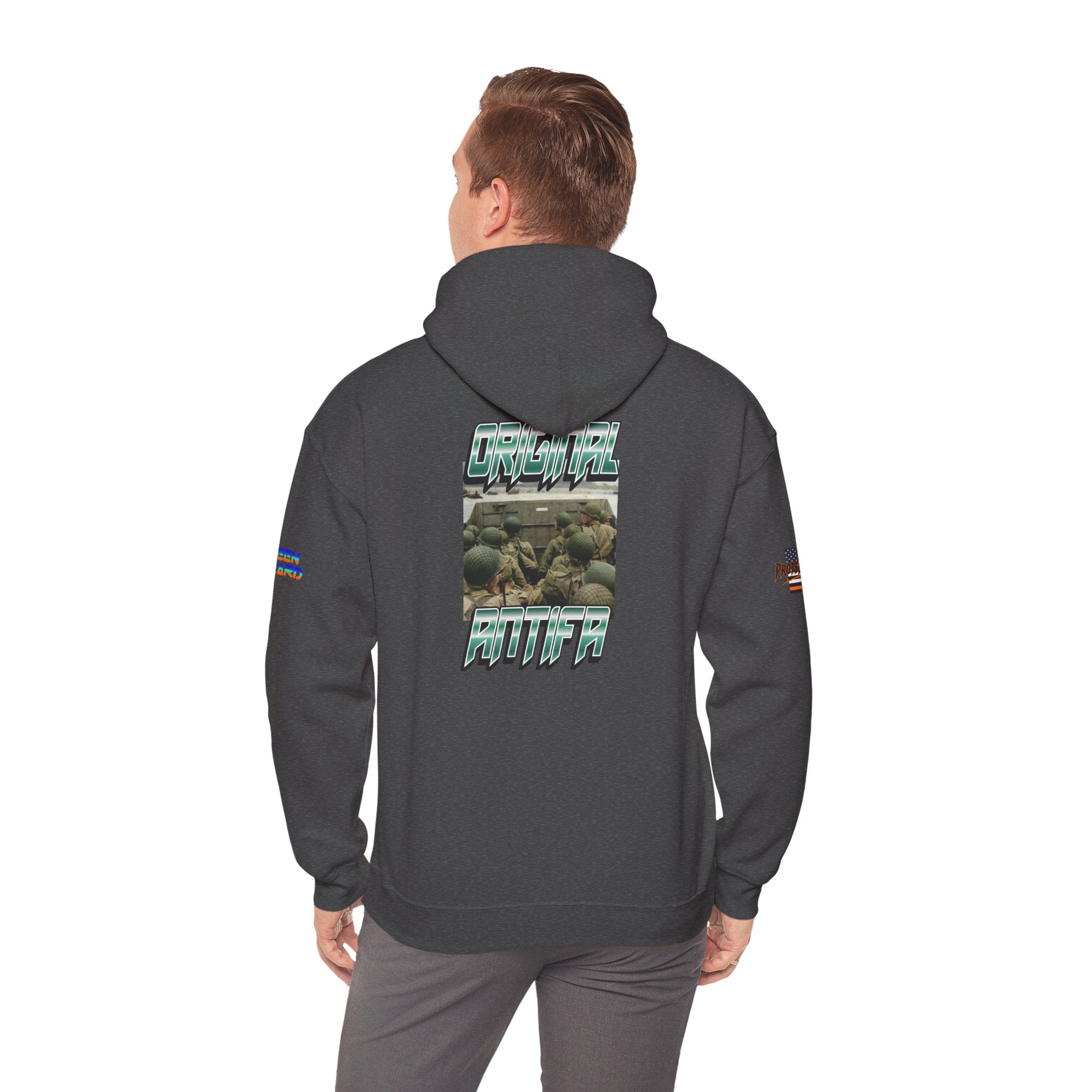 Original Antifa Unisex Heavy Blend Gildan Hoodie