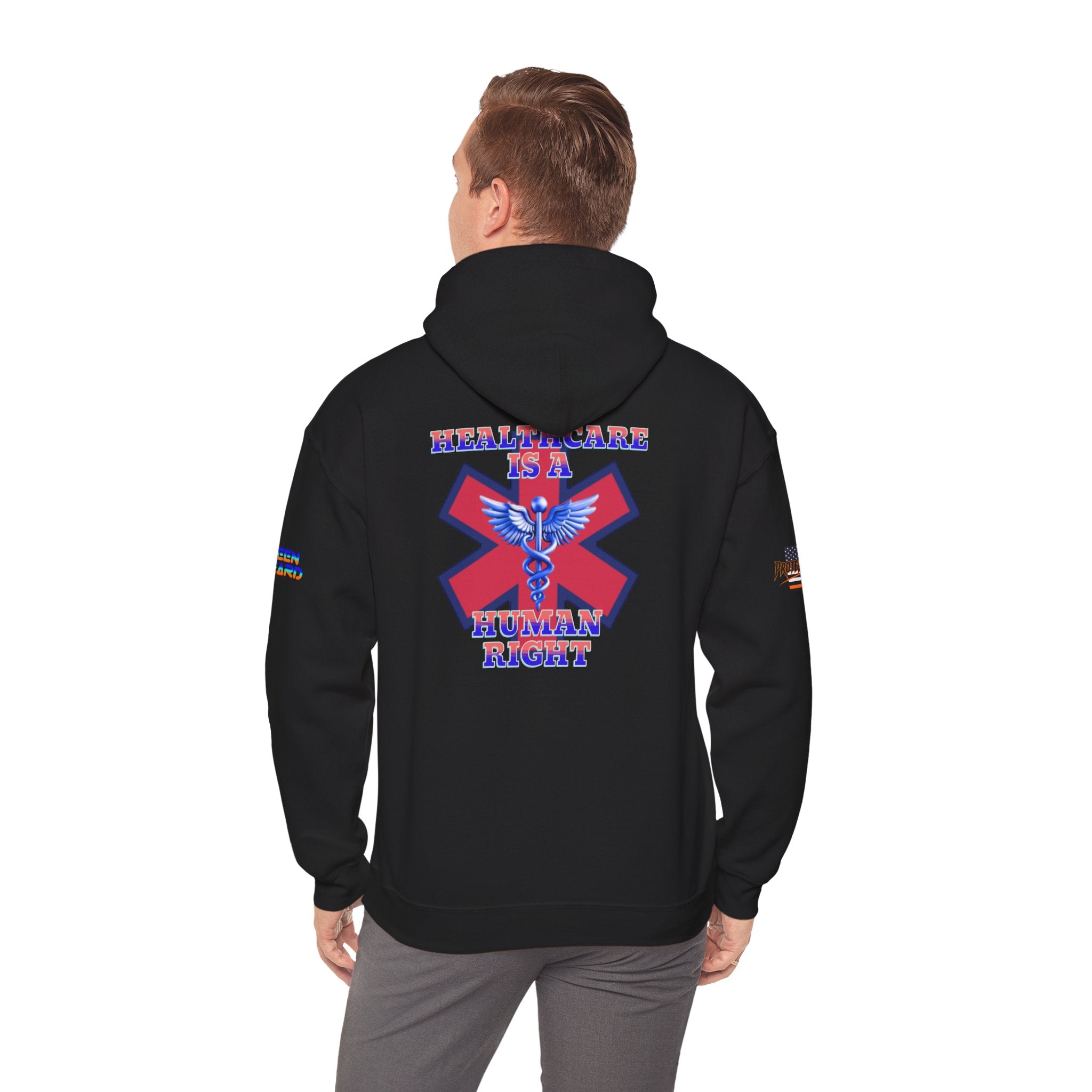 Healthcare is a Human Right Unisex Heavy Blend Gildan Hoodie