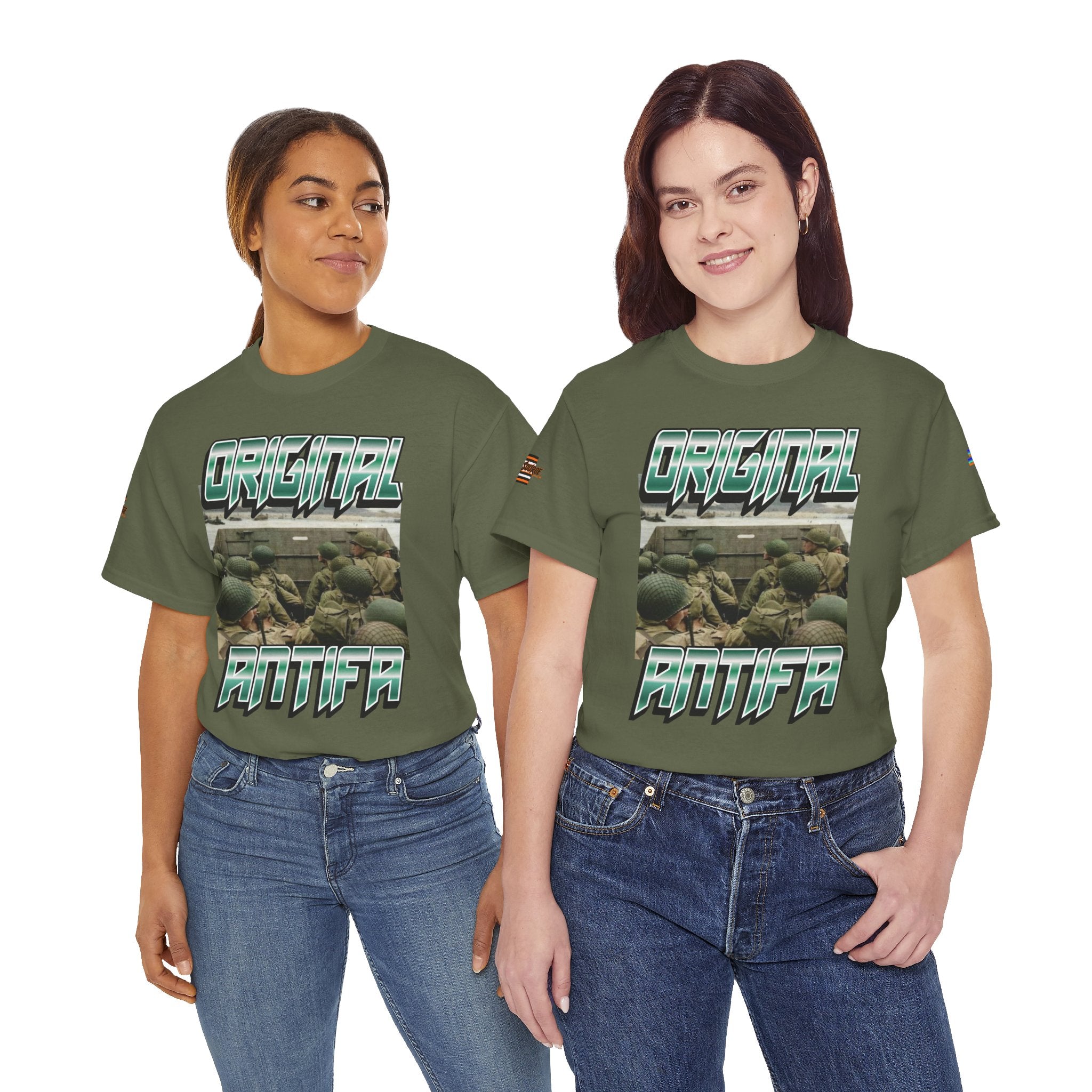 Original Antifa Unisex Heavy Cotton Gildan Tee