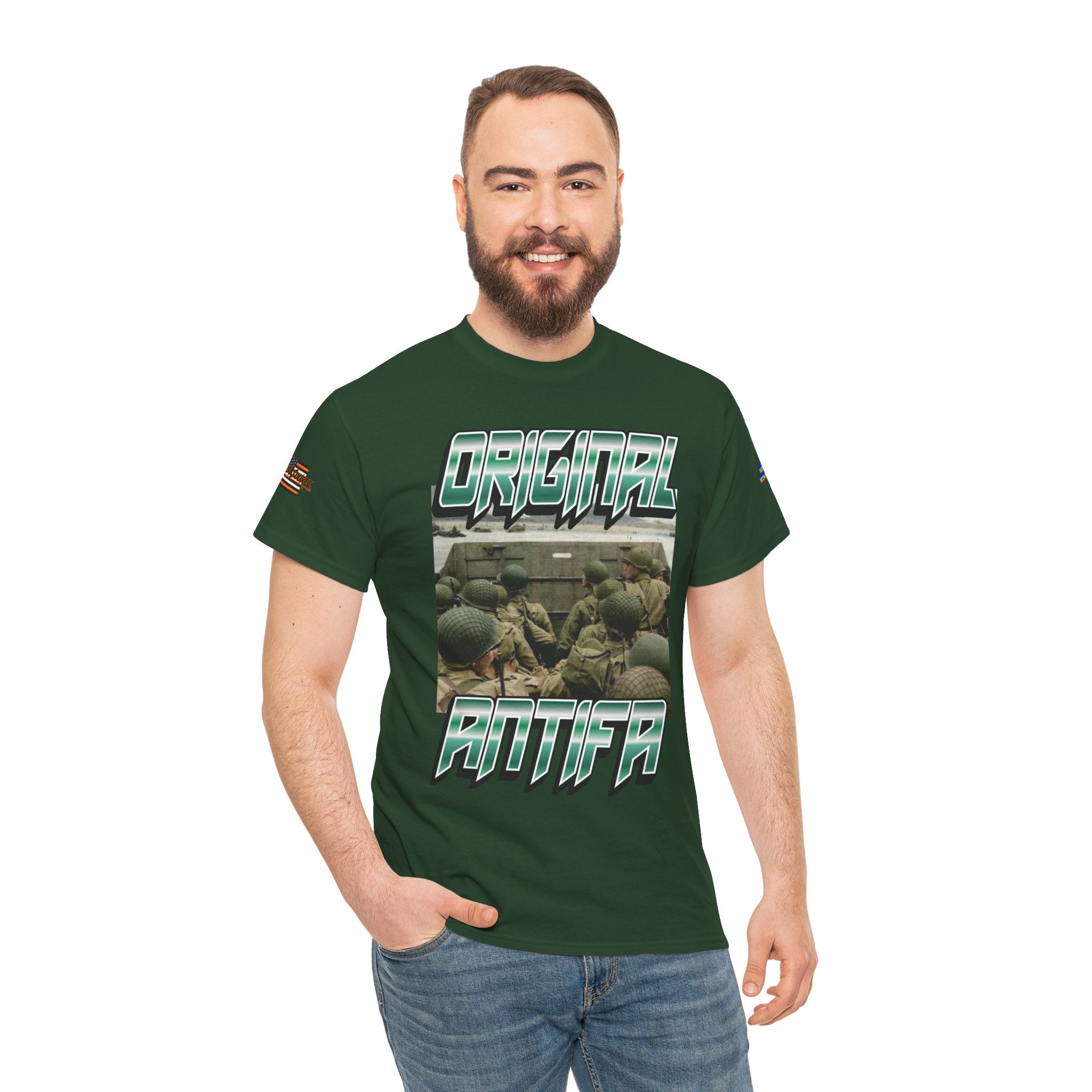 Original Antifa Unisex Heavy Cotton Gildan Tee