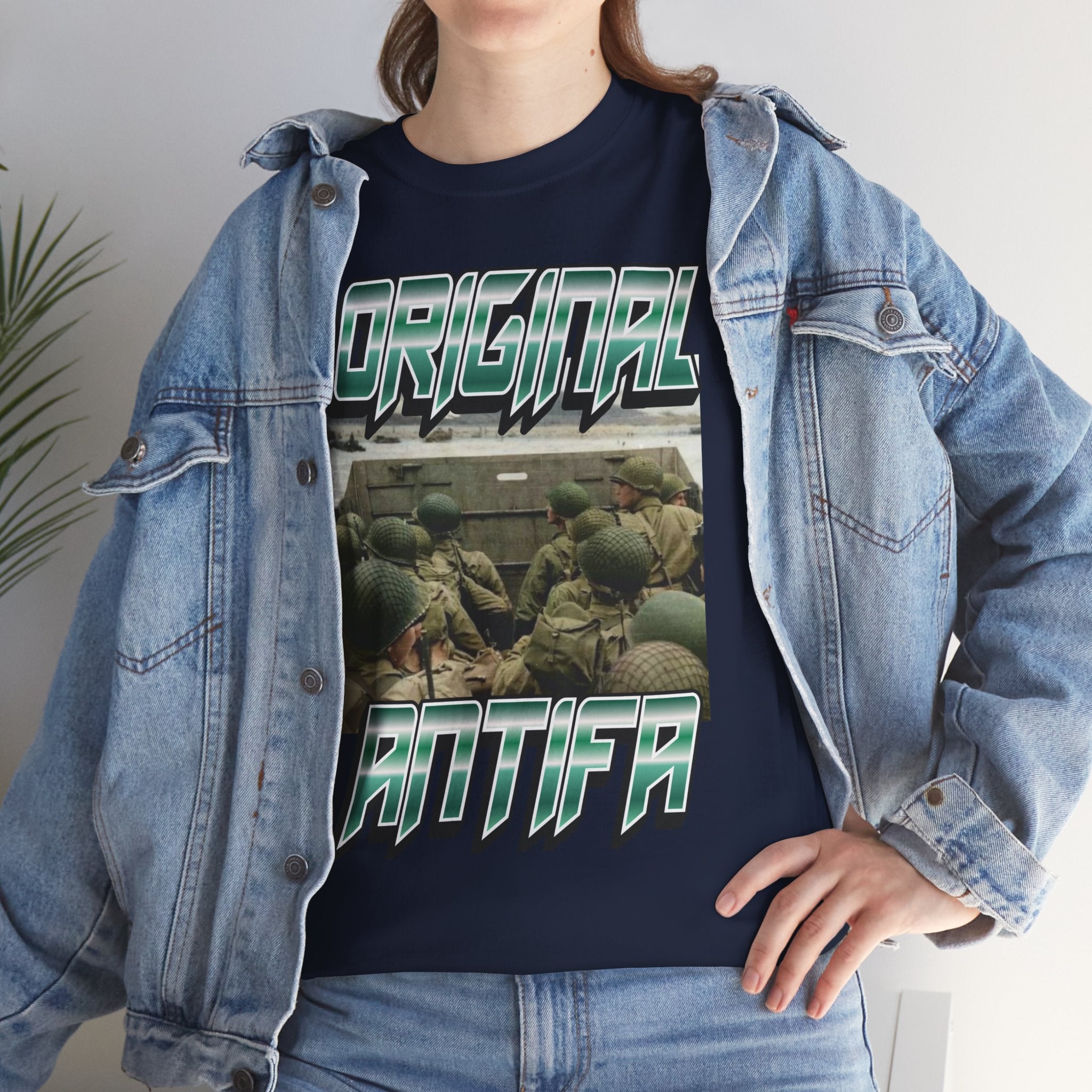 Original Antifa Unisex Heavy Cotton Gildan Tee