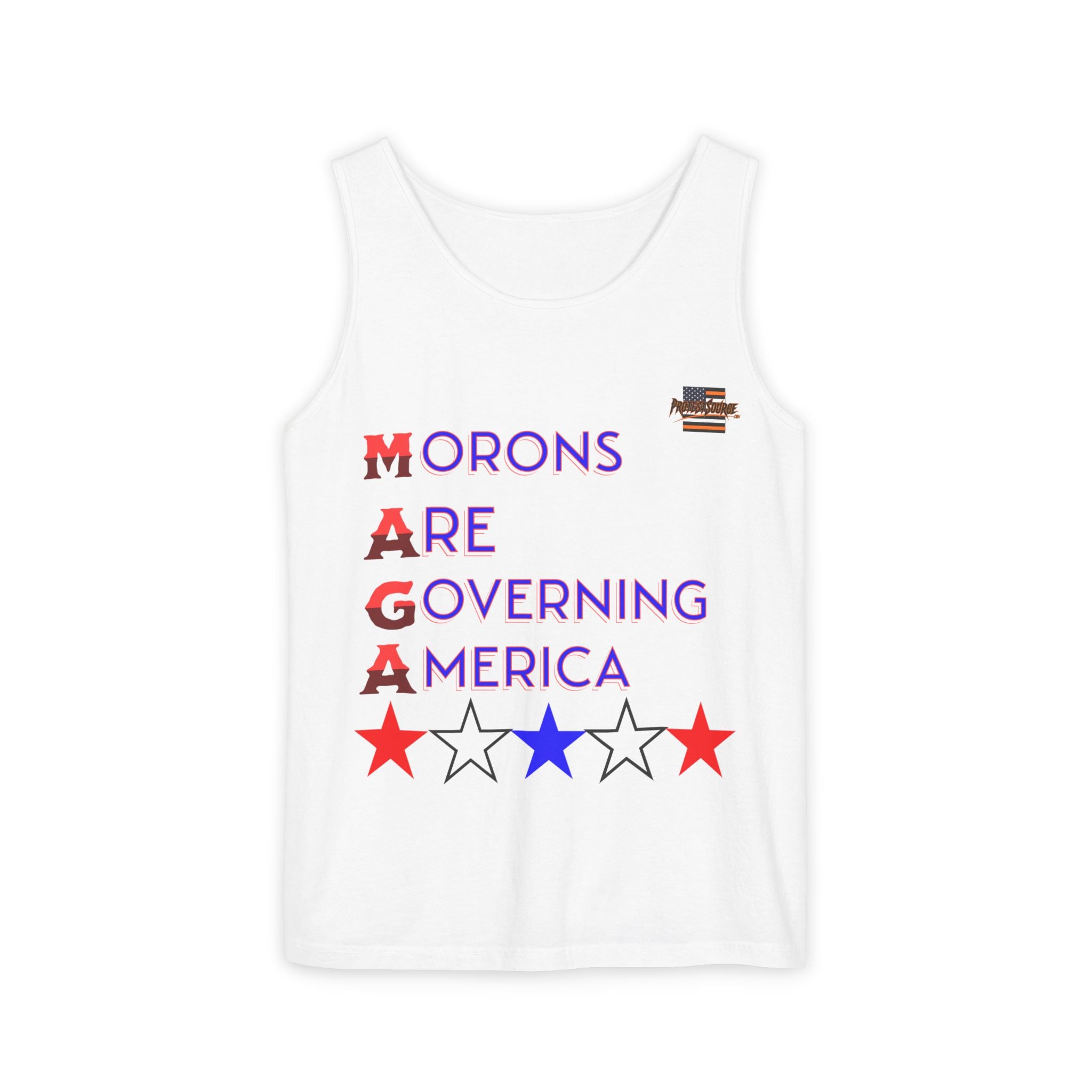 Morons Are Governing America Unisex Cotton Tank Top