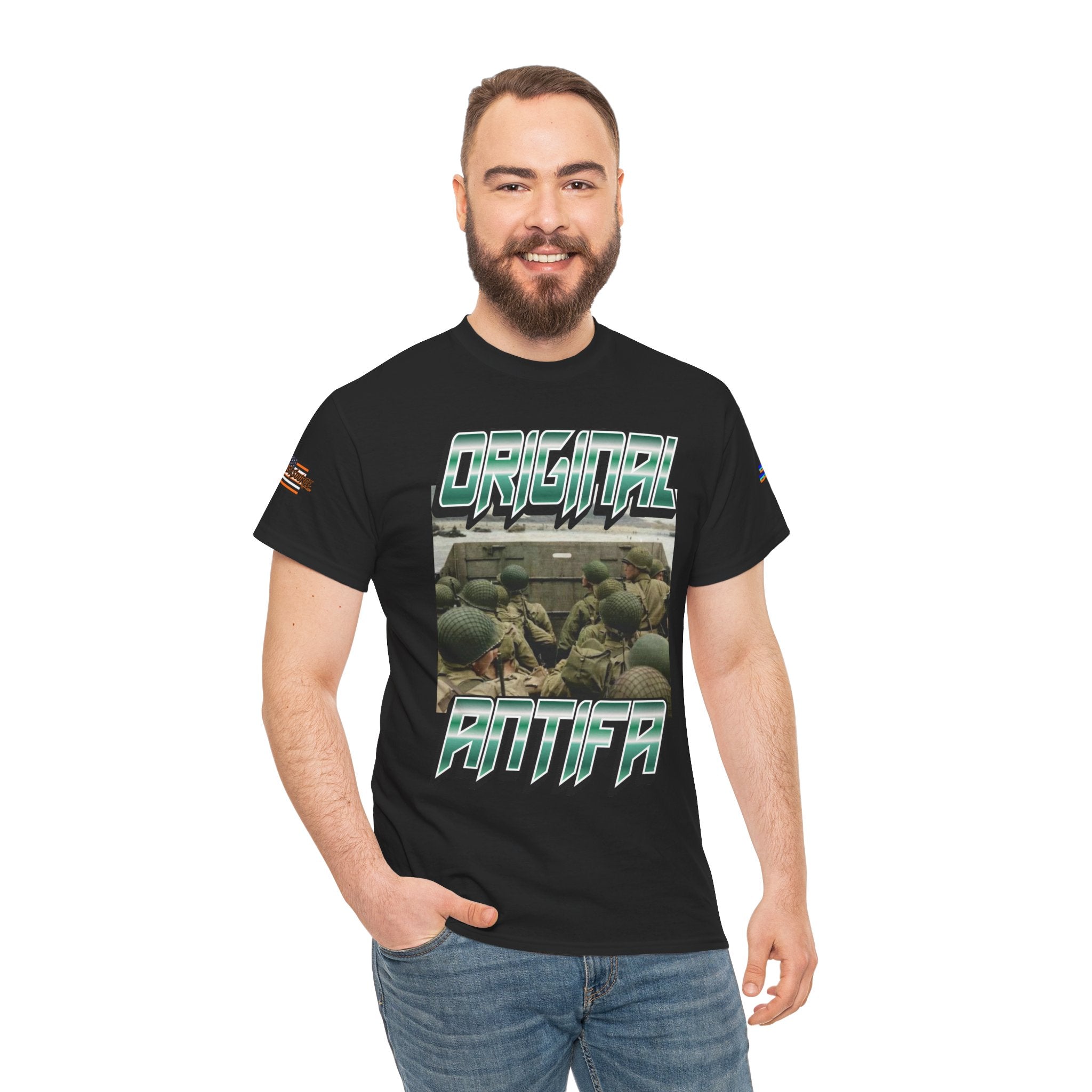 Original Antifa Unisex Heavy Cotton Gildan Tee