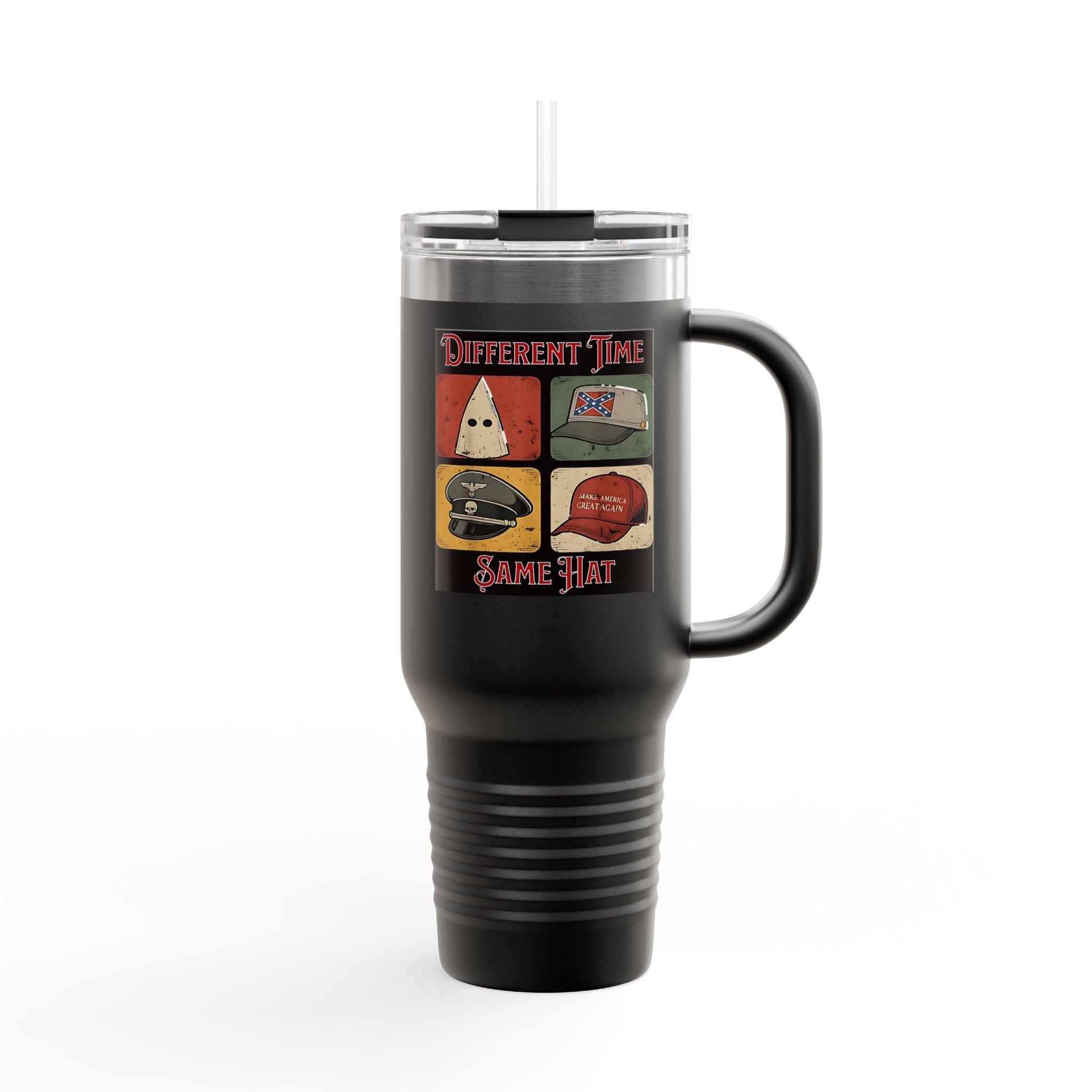Different Time, Same Hat Insulated 40 oz. Travel Mug