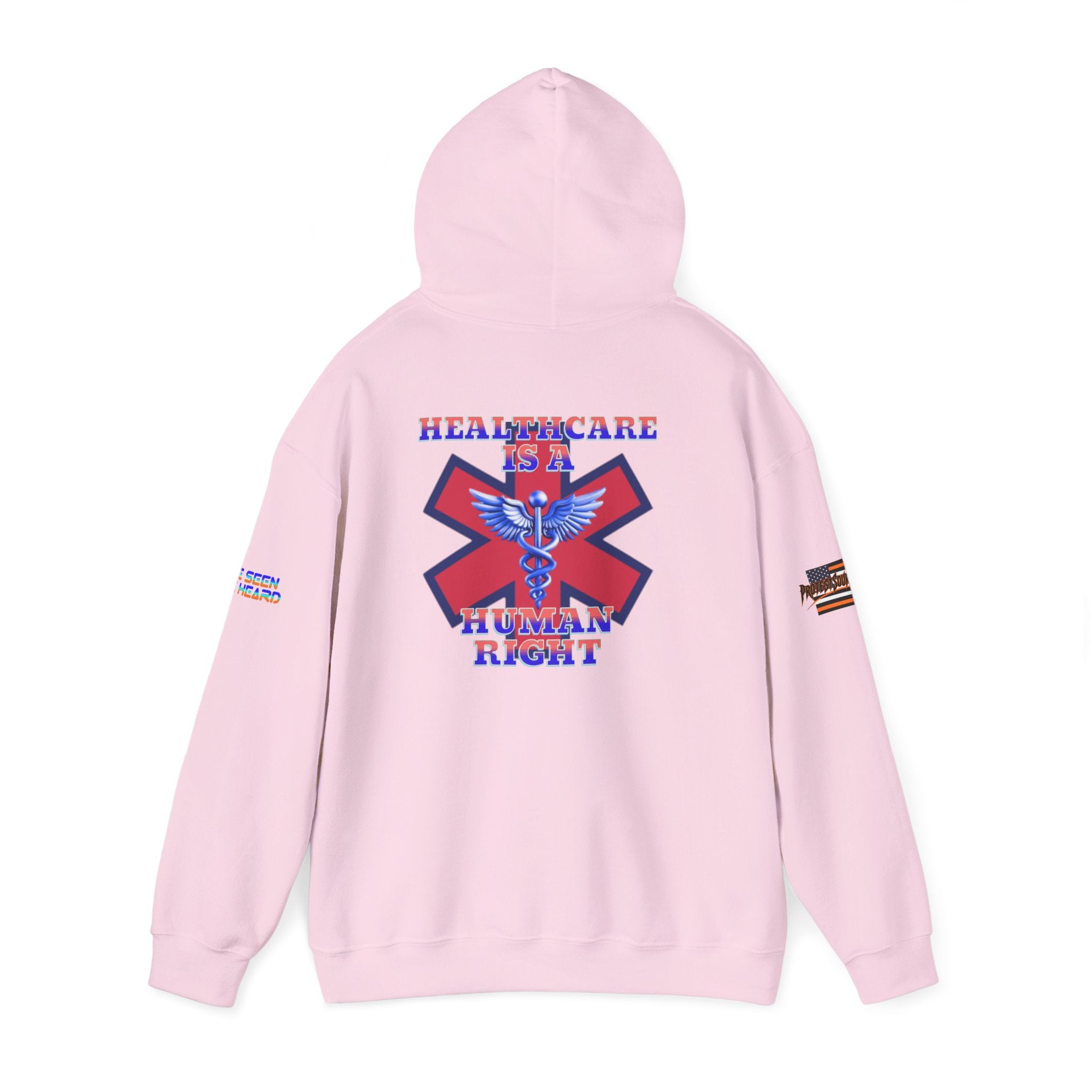 Healthcare is a Human Right Unisex Heavy Blend Gildan Hoodie