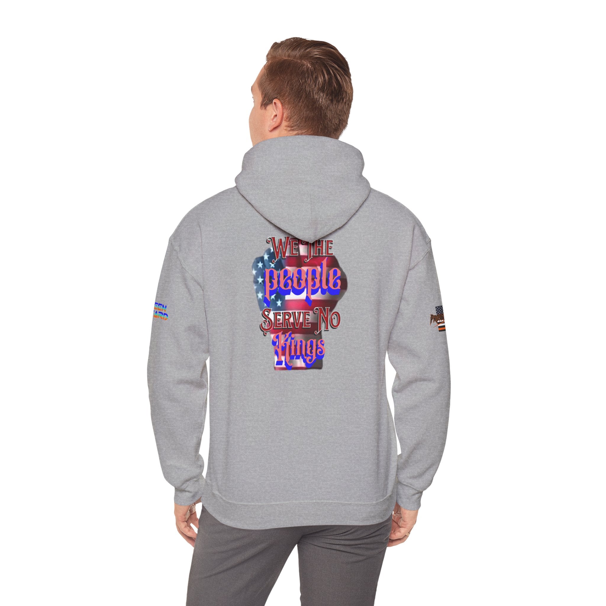 We The People Serve No Kings Unisex Heavy Blend Gildan Hoodie