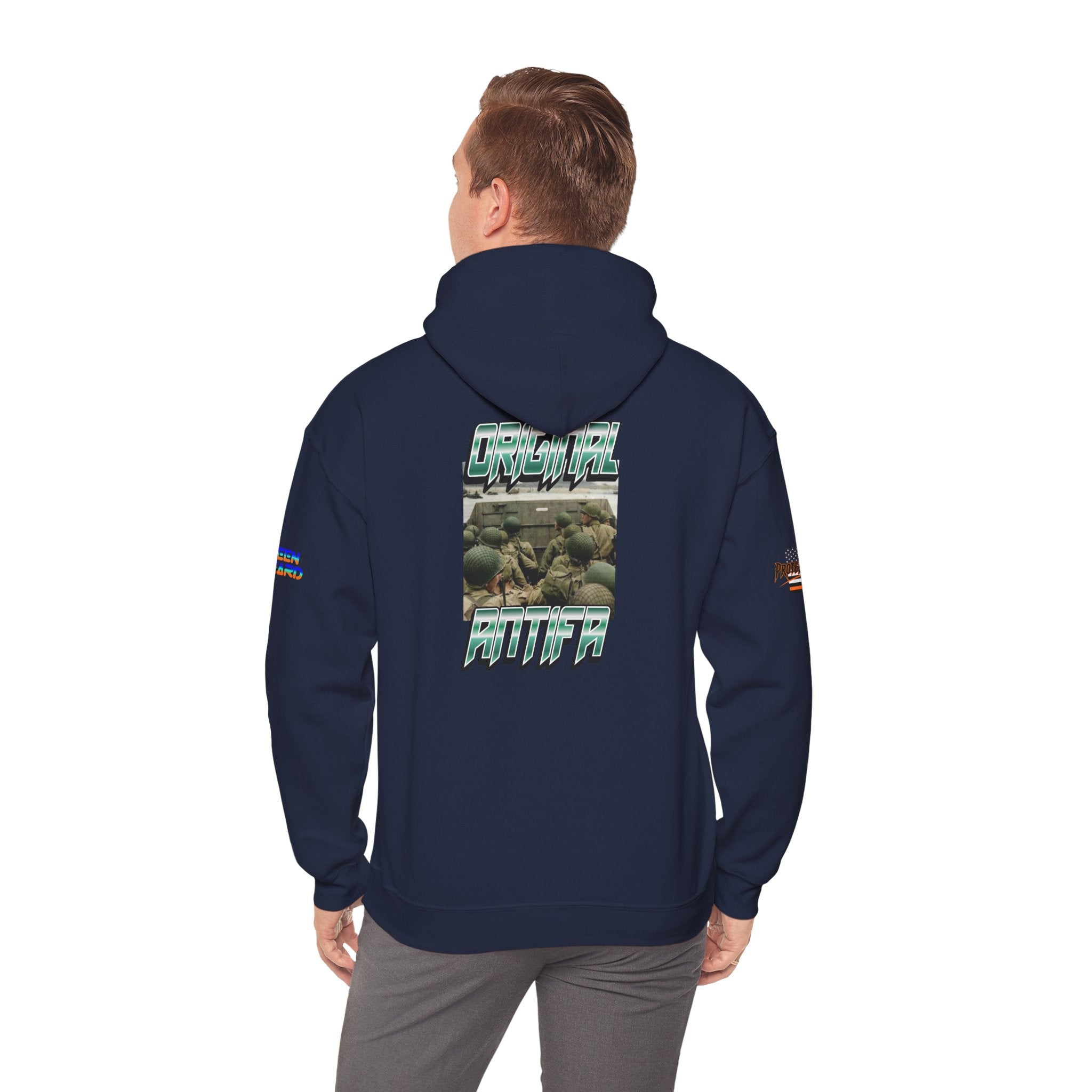Original Antifa Unisex Heavy Blend Gildan Hoodie