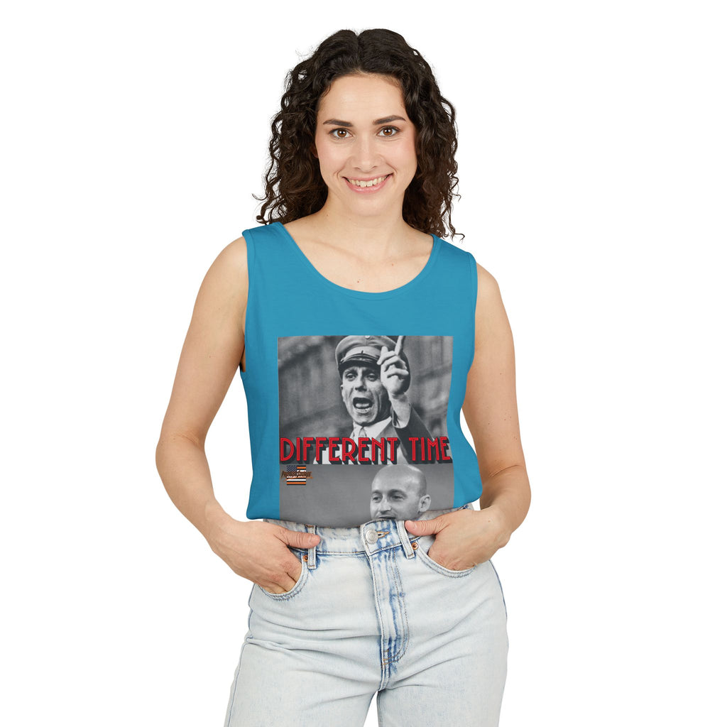 Different Time, Same Person Unisex Cotton Tank Top