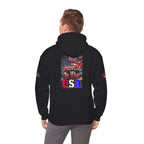 No Kings in the USA Unisex Heavy Blend Gildan Hoodie Sweatshirt, Casual Wear, Gift for Activists, Comfortable Protest Wear