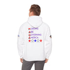 Morons Are Governing America Unisex Heavy Blend Gildan Hoodie Sweatshirt, Casual Wear, Gift for Activists, Comfortable Protest Wear
