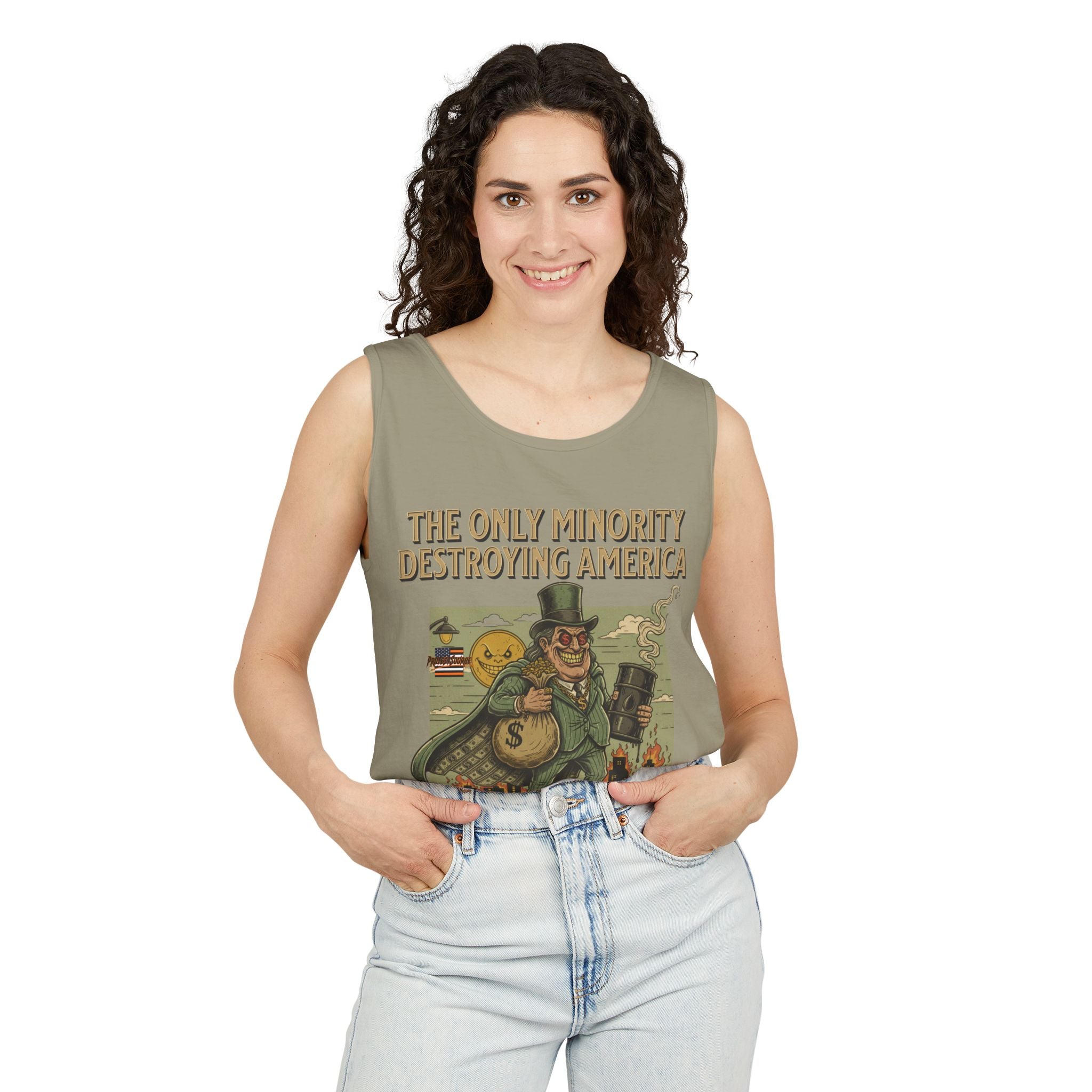 The Only Minority Destroying America Unisex Cotton Tank Top