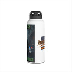Real Police Don't Wear Masks Insulated  32 oz. Water Bottle, Perfect for Activists, Protests, Commuters, Gifts, and Daily Use