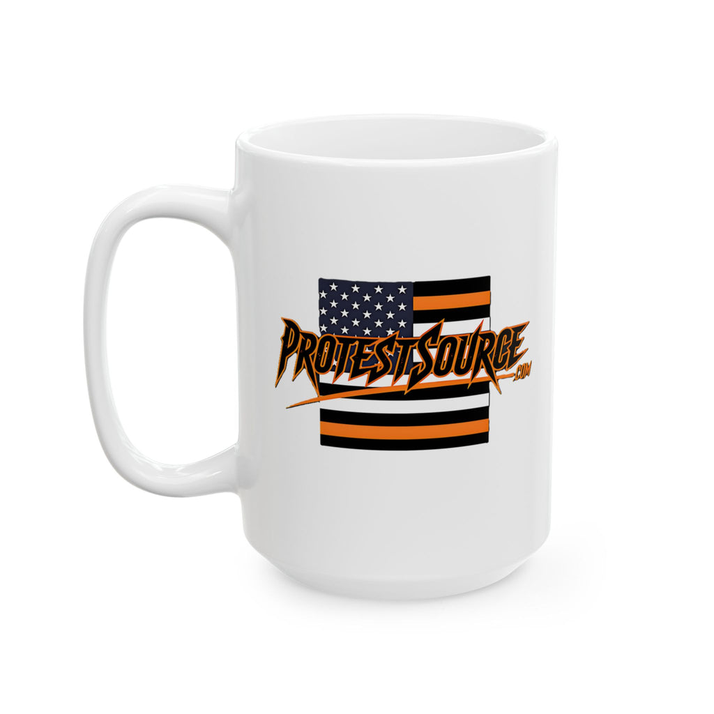 Closed Due to the Rise of Fascism 15 oz. Ceramic Coffee Mug