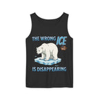 The Wrong ICE is Disappearing Unisex Cotton Tank Top