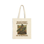The Only Minority Destroying America Cotton Canvas Tote Bag