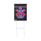 Healthcare is a Human Right Plastic Protest Yard Sign w/Wire Stand