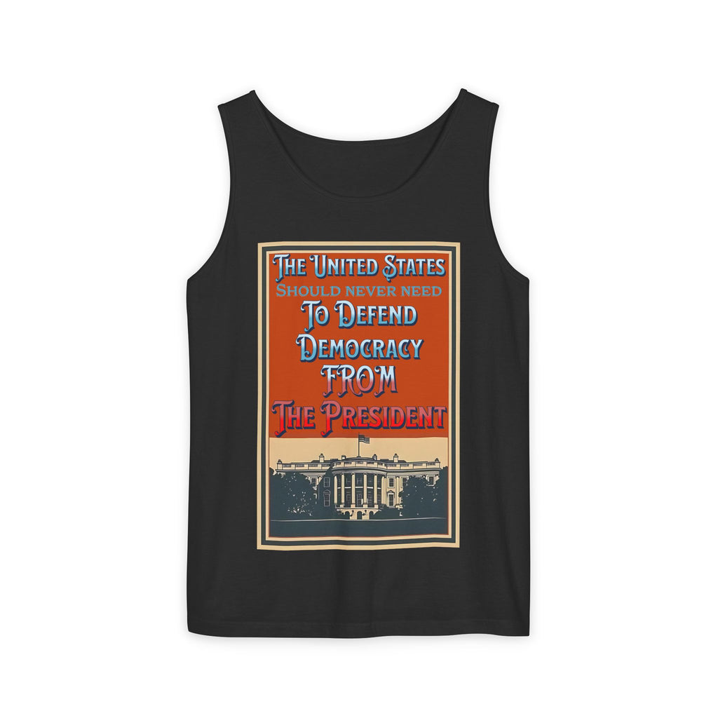 Defending Democracy Unisex Cotton Tank Top